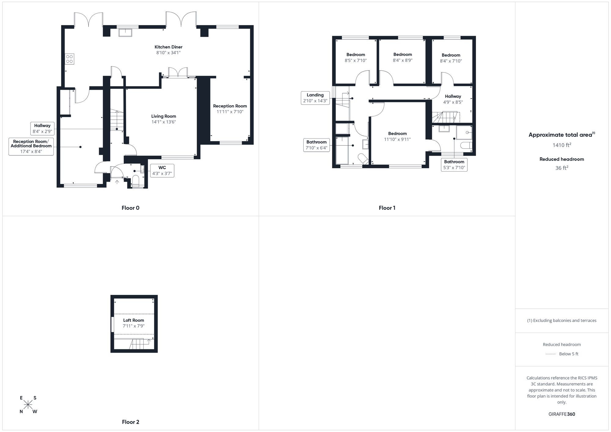 4 bed link detached house for sale in Watery Lane, Brackley, NN13 - Property floorplan