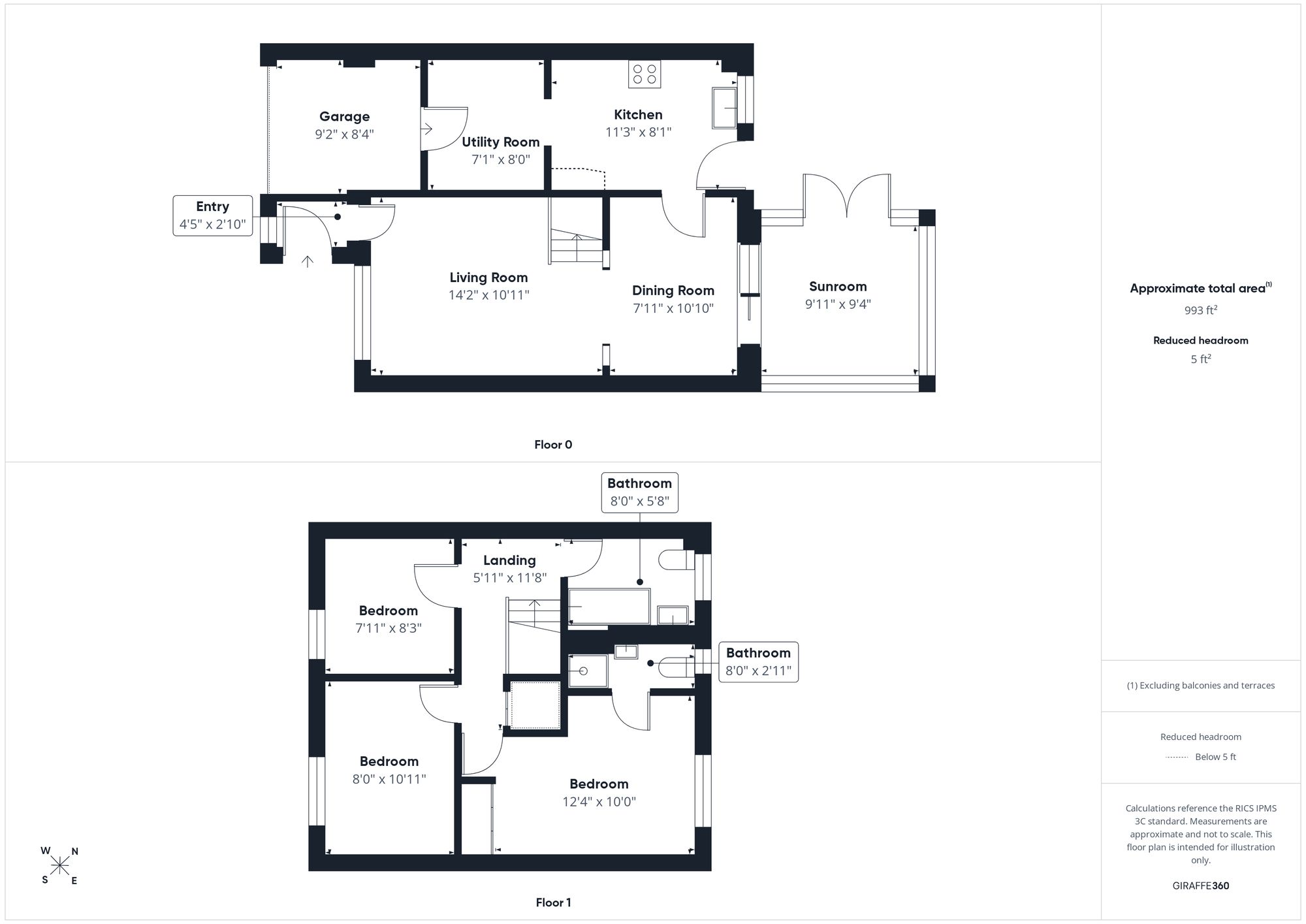 3 bed detached house for sale in Hayman Road, Brackley, NN13 - Property floorplan