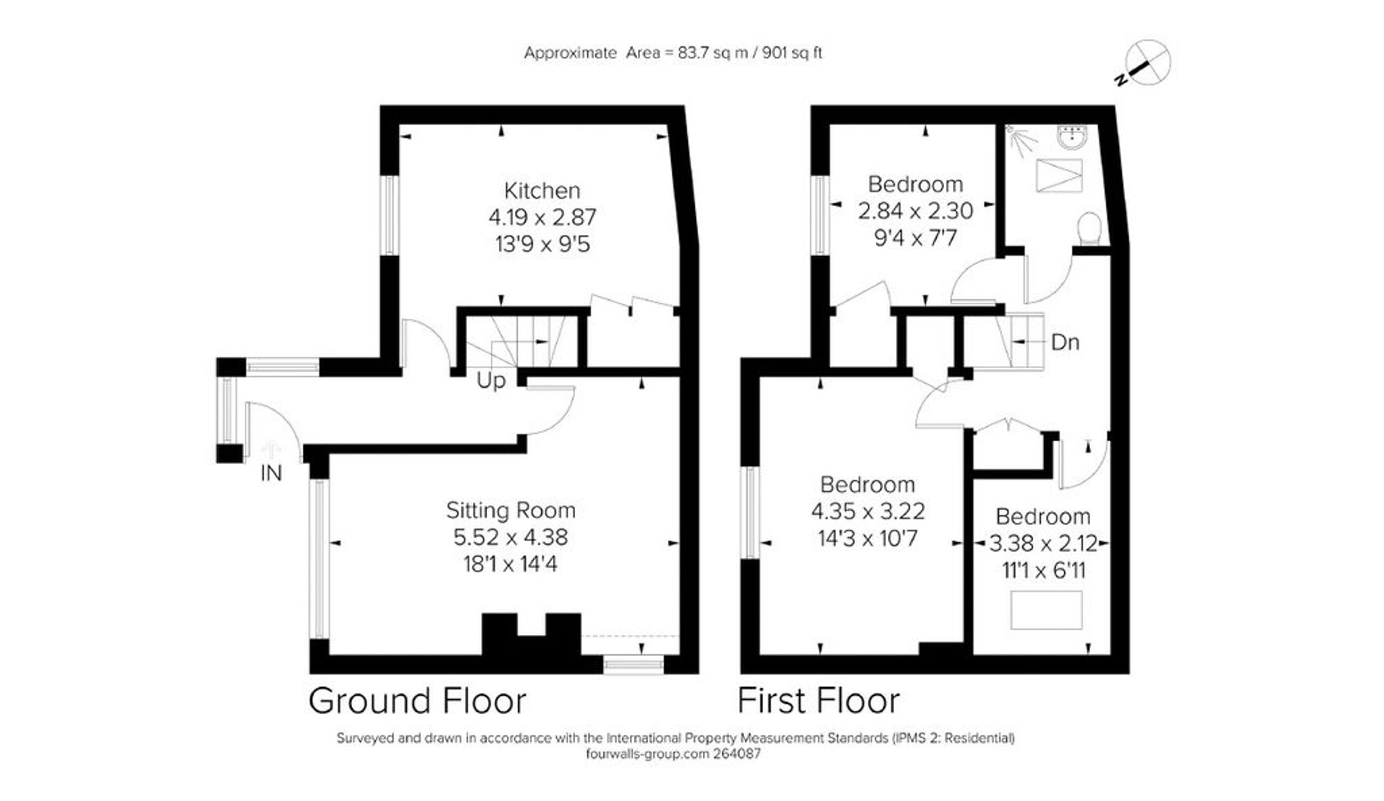 3 bed terraced house for sale in Manor Road, Great Bourton, OX17 - Property floorplan