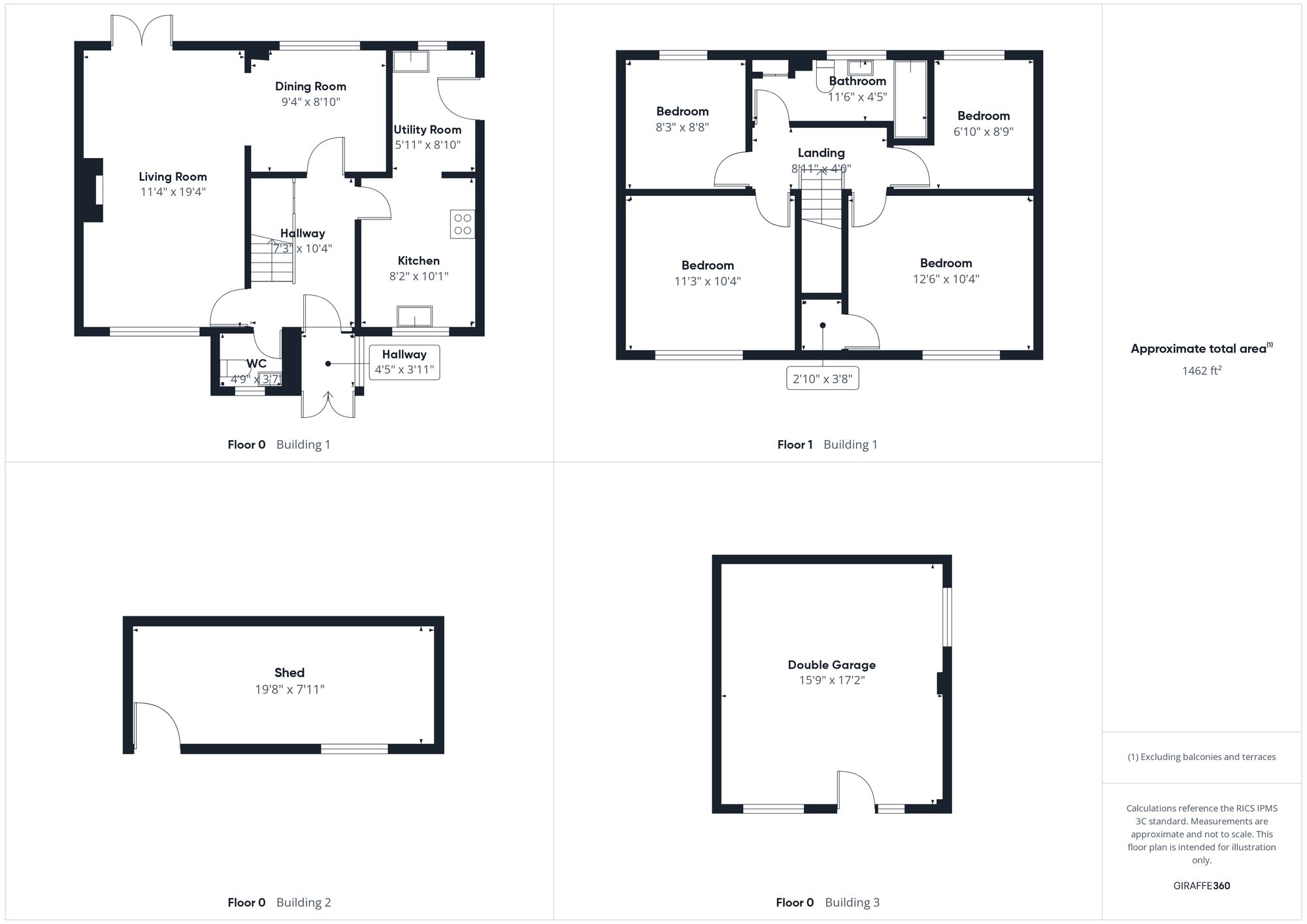 4 bed semi-detached house for sale in Brackley Road, Westbury, NN13 - Property floorplan