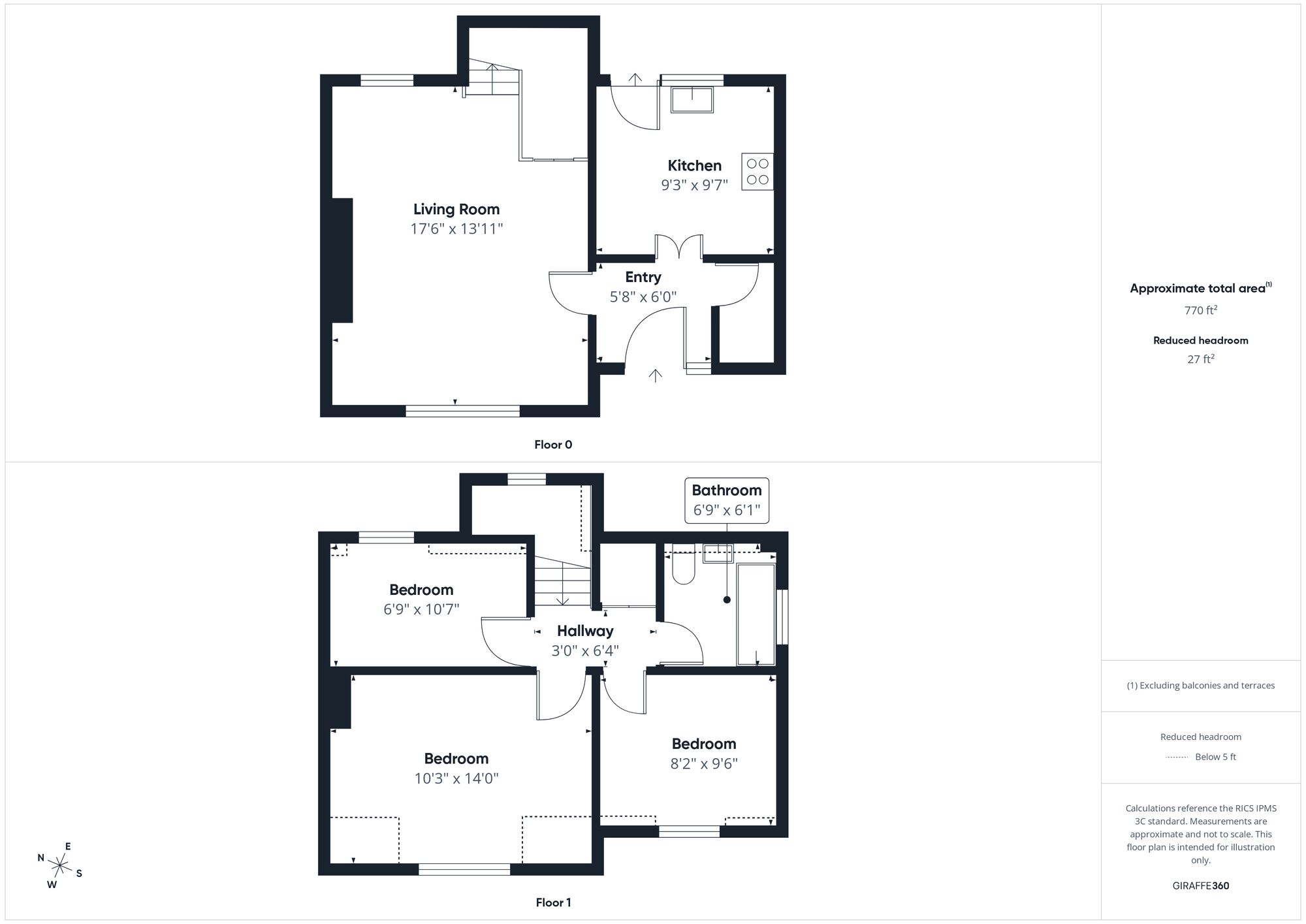 3 bed semi-detached house for sale in Church Street, Helmdon, NN13 - Property floorplan