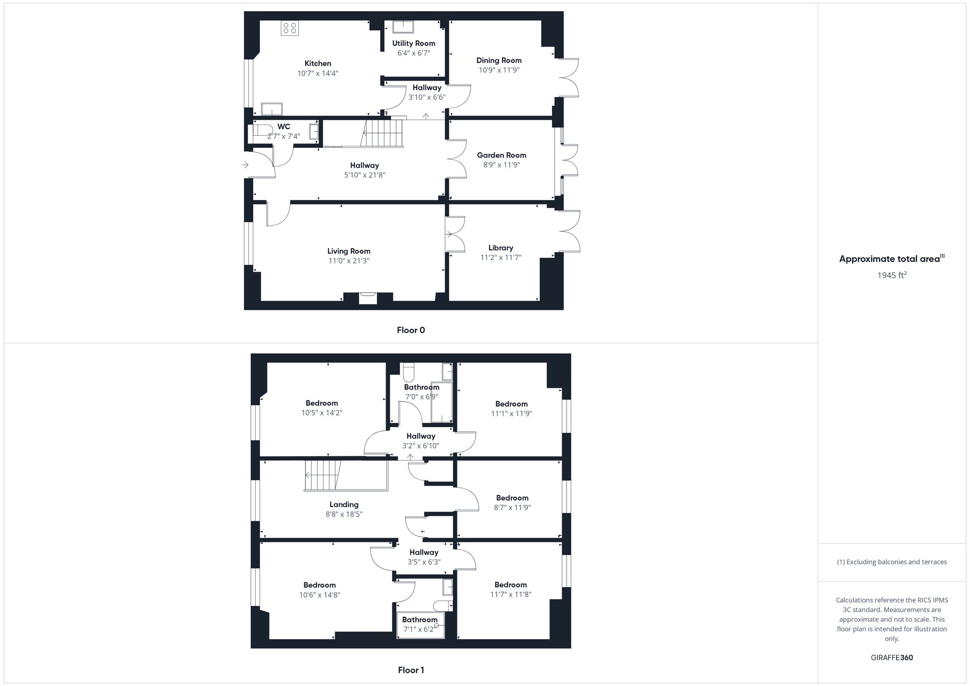 5 bed terraced house for sale in Brackley Lodge Mews, Brackley, NN13 - Property floorplan