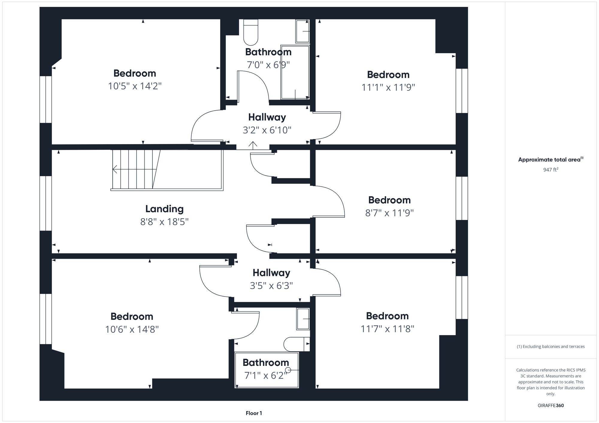 5 bed terraced house for sale in Brackley Lodge Mews, Brackley, NN13 - Property floorplan