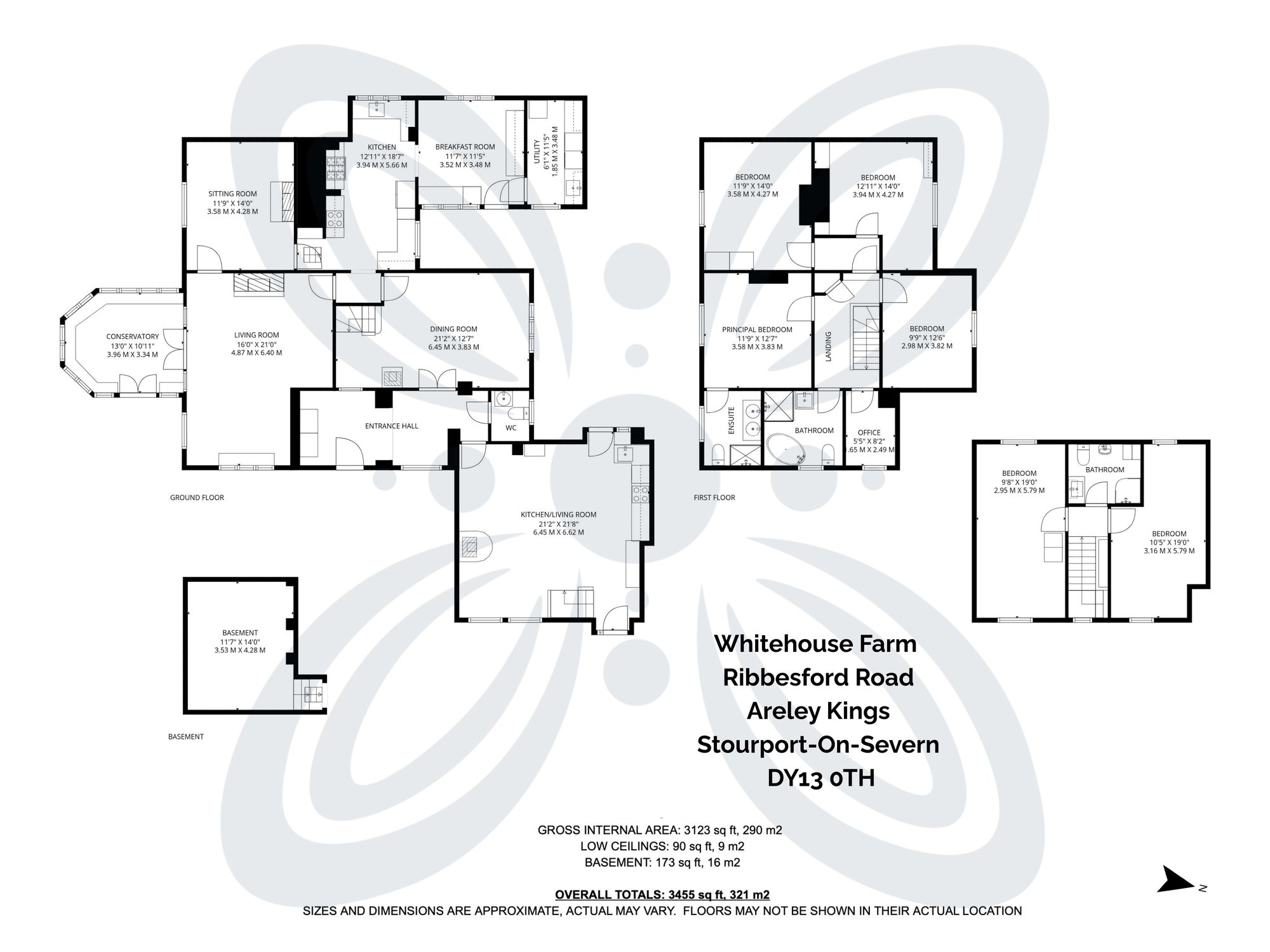 6 bed detached house for sale in Ribbesford Road, Areley Kings, DY13 - Property floorplan
