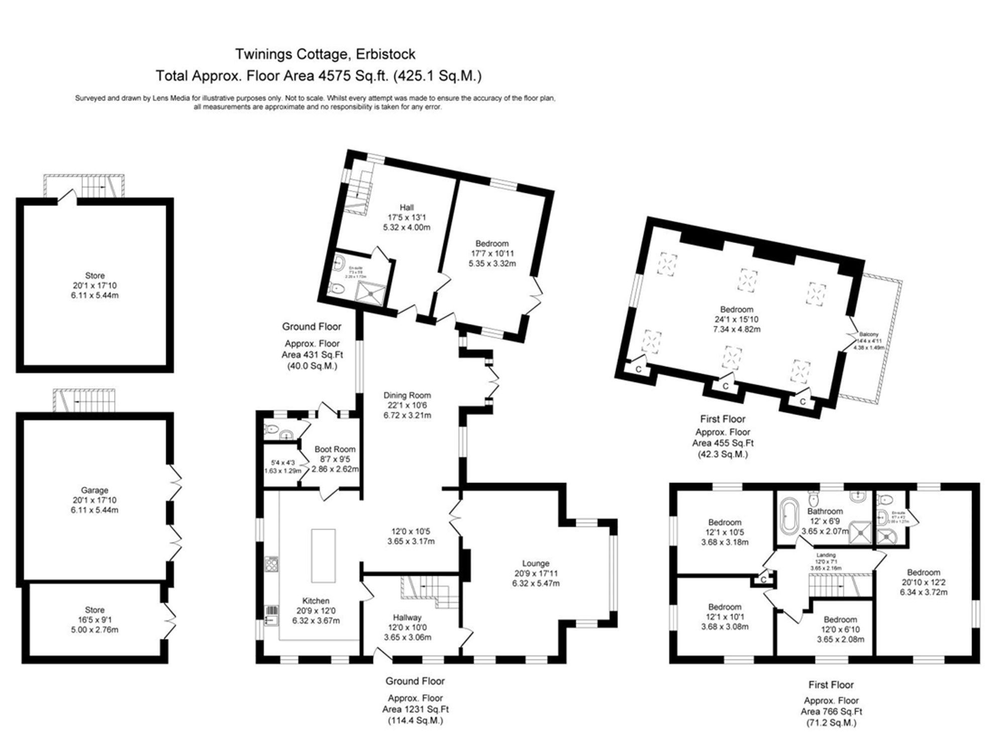 7 bed house for sale in Erbistock, Wrexham, LL13 - Property floorplan