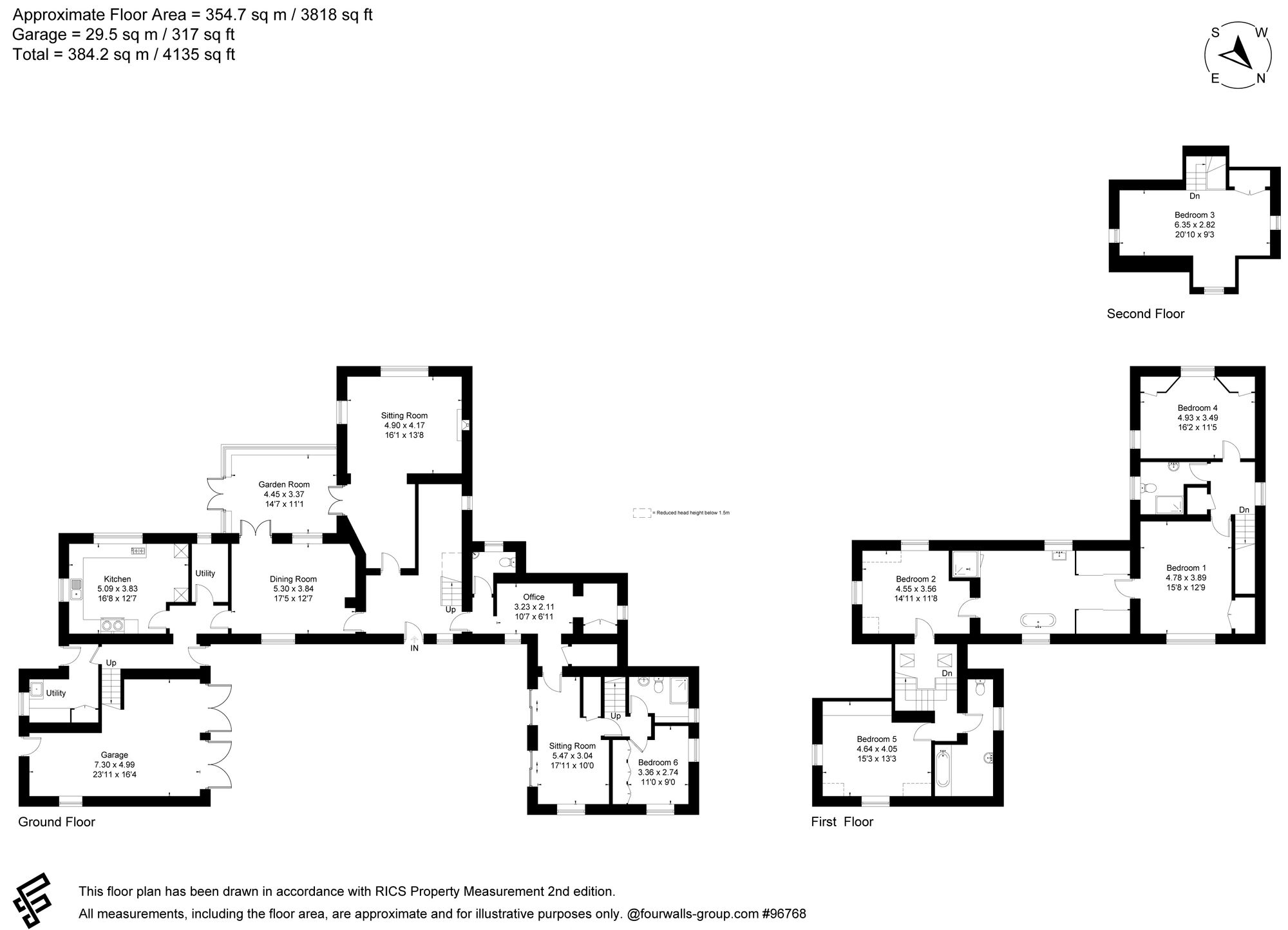 6 bed detached house for sale in Main Street, Coln St. Aldwyns, GL7 - Property floorplan