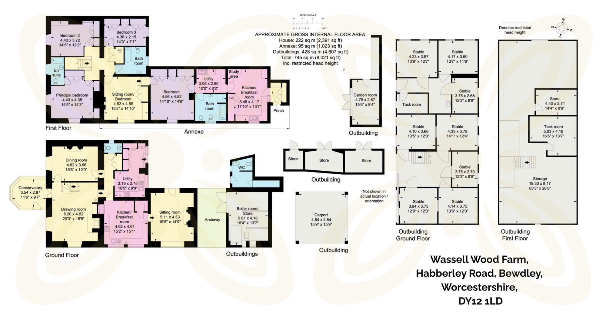 5 bed detached house for sale in Habberley Road, Bewdley, DY12 - Property floorplan