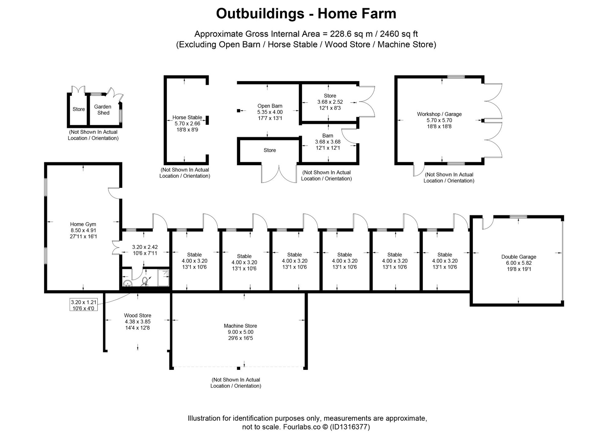 4 bed detached house for sale in Stock Green, Redditch, B96 - Property floorplan