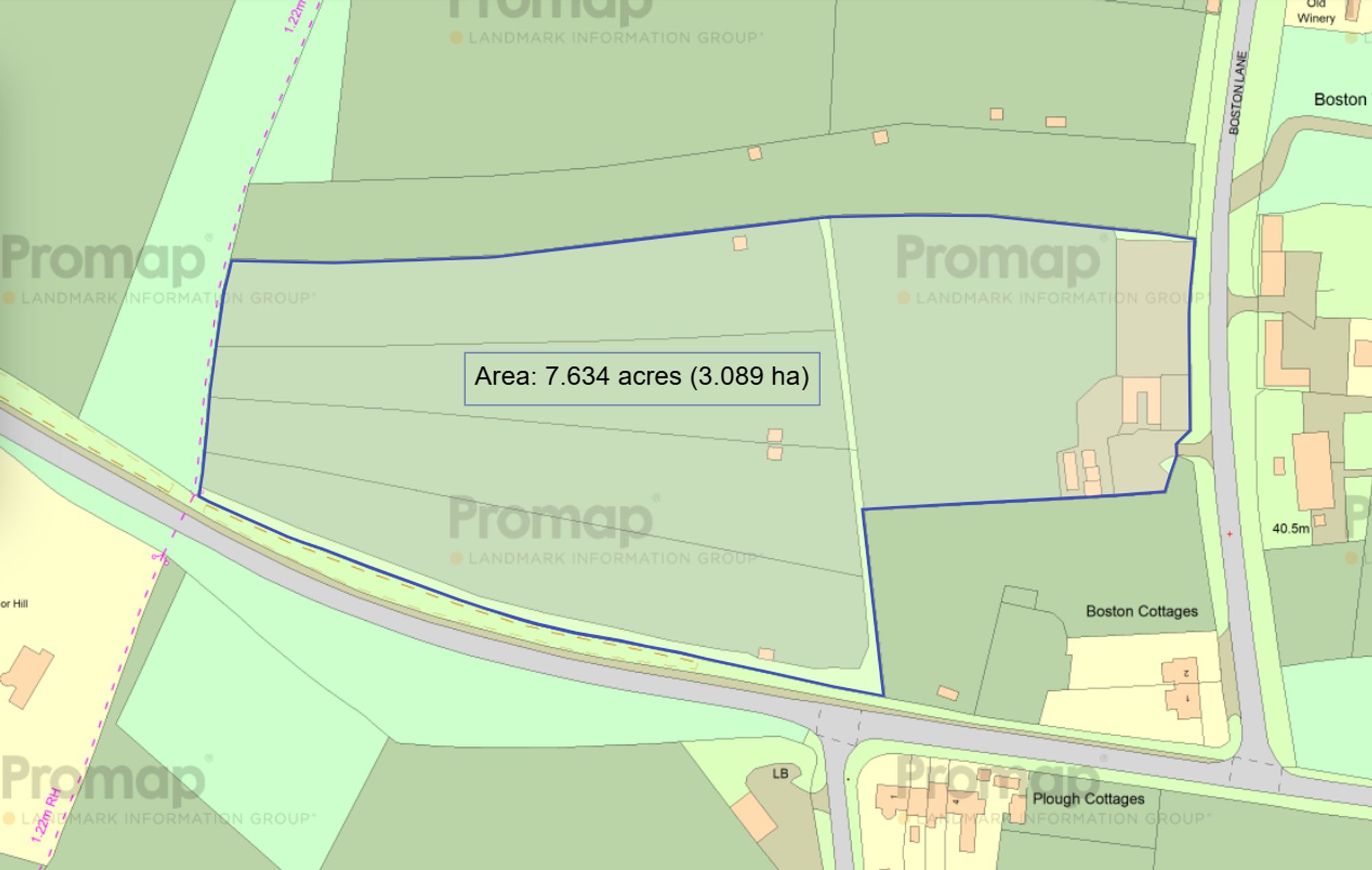 Land for sale in Equestrian Yard on Boston Lane, Near Charlton WR11 - Property floorplan