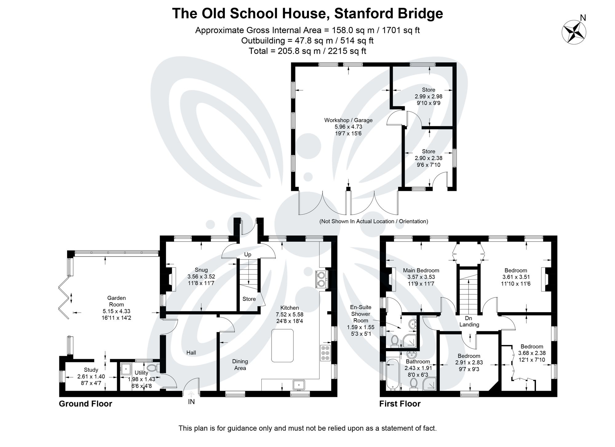 4 bed detached house for sale in Stanford Bridge, Worcester, WR6 - Property floorplan