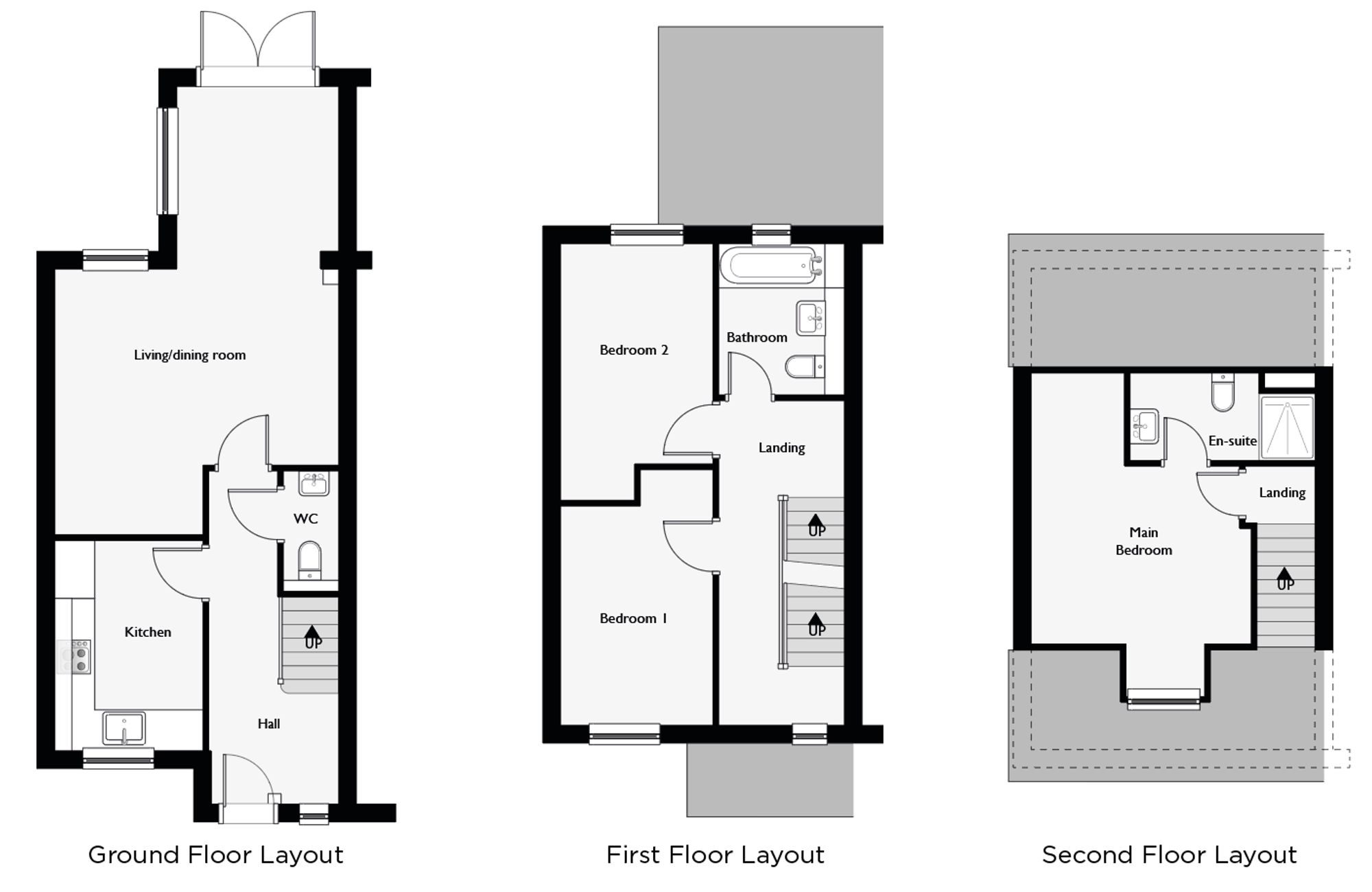 3 bed house for sale in Brooklands, Brook Lane, WS9 - Property floorplan