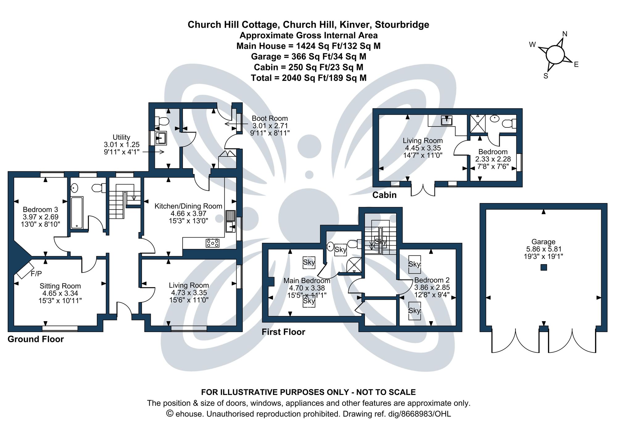 3 bed cottage for sale in Church Hill, Kinver, DY7 - Property floorplan