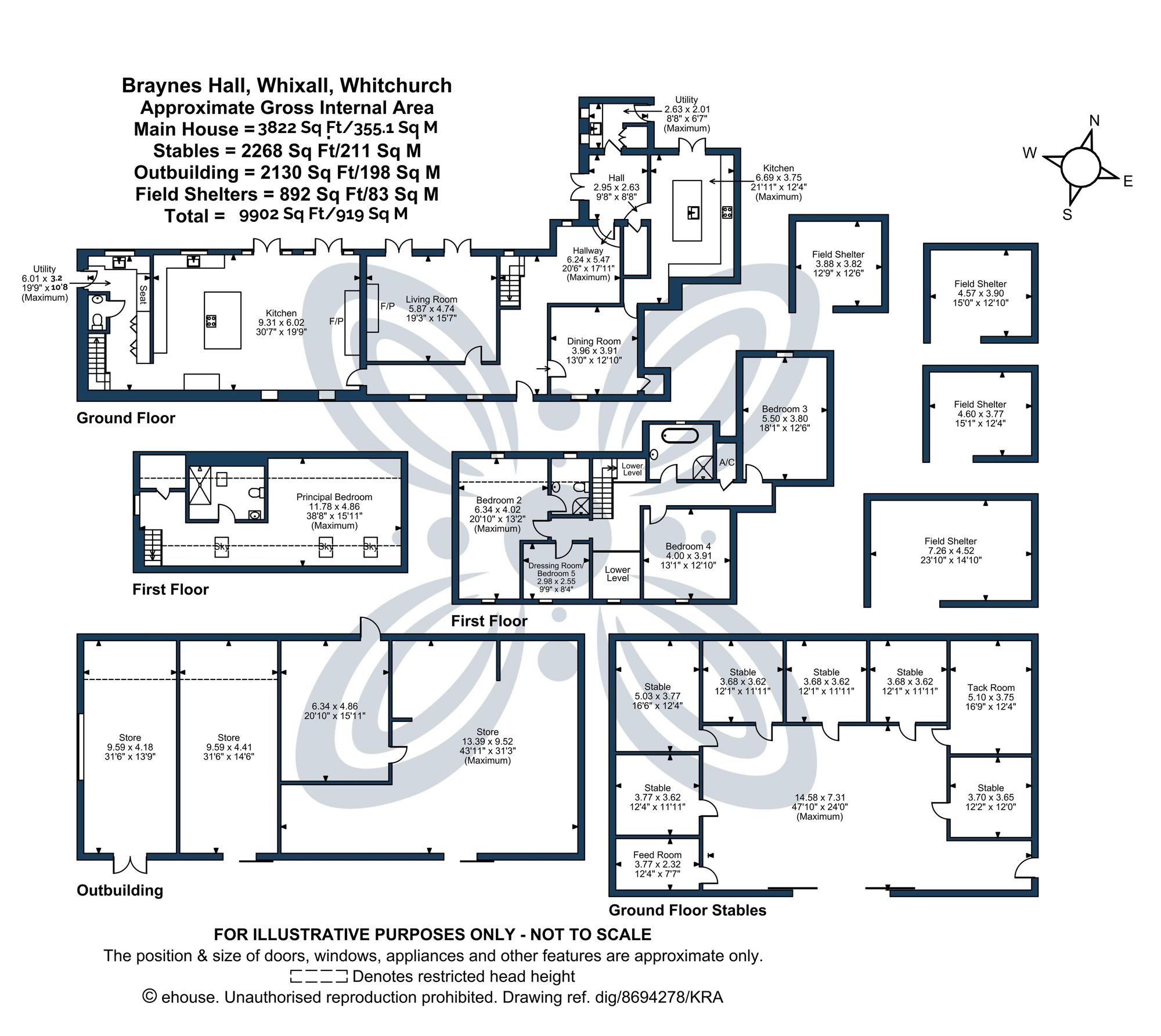 5 bed house for sale in Whixall, Whitchurch, SY13 - Property floorplan