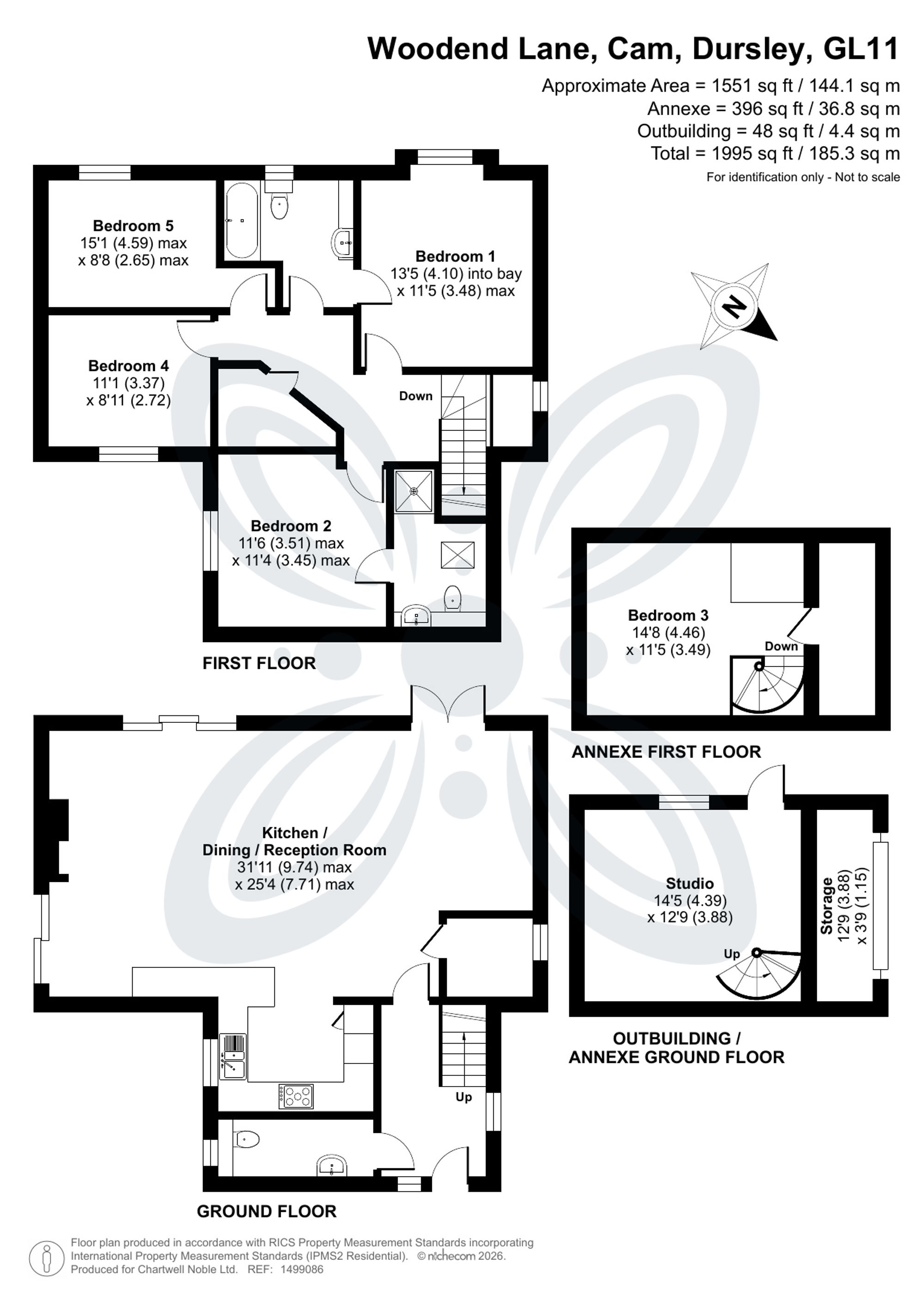 4 bed detached house for sale in Woodend Lane, Cam, GL11 - Property floorplan