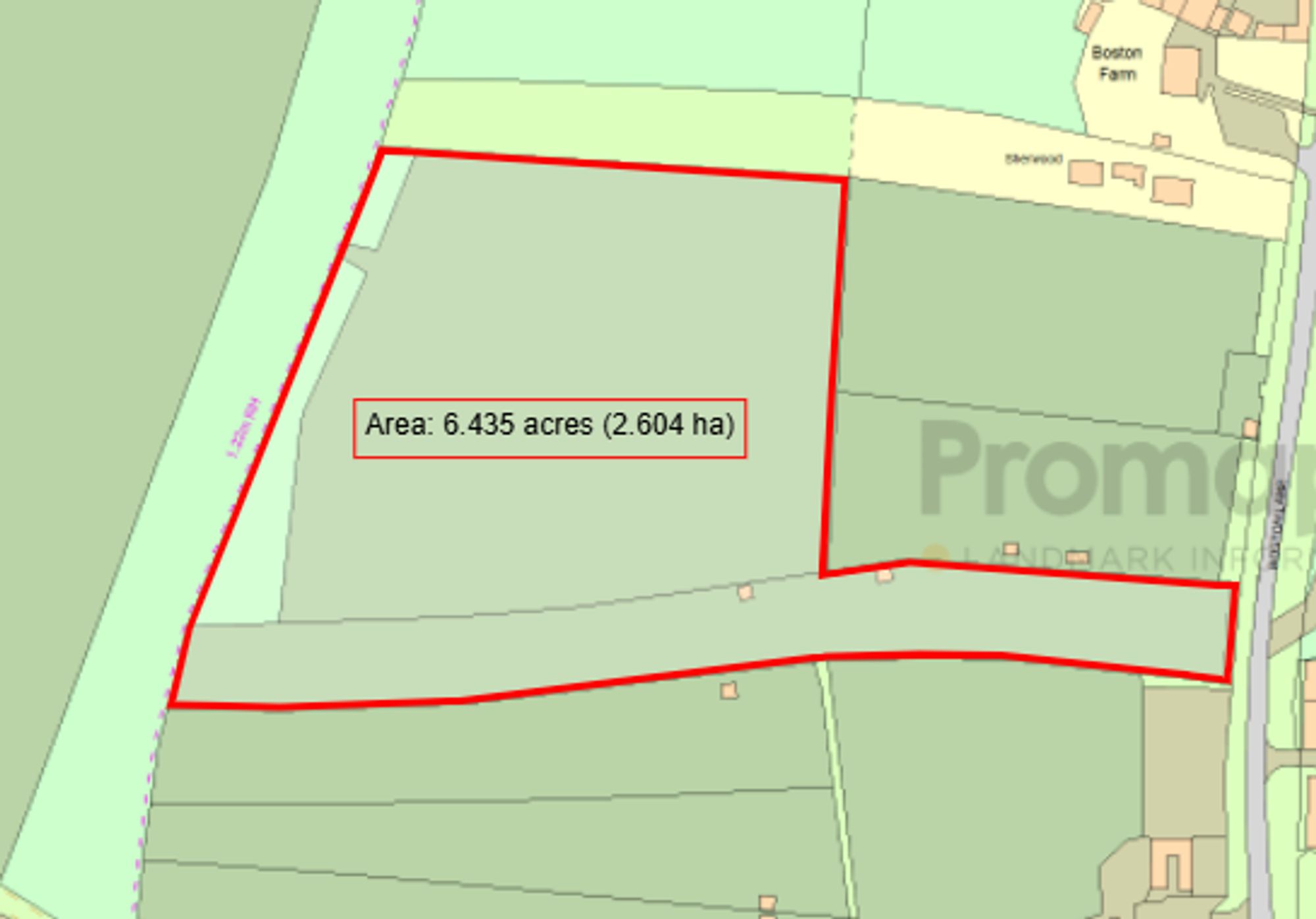 Land for sale in Boston Lane, Near Charlton, WR11 - Property floorplan