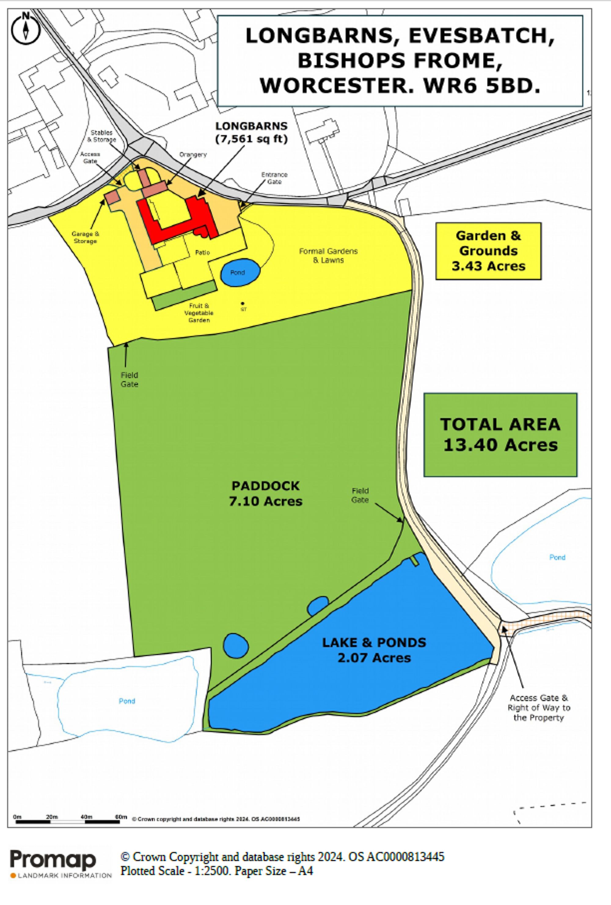 6 bed detached house for sale in Bishops Frome, Worcester, WR6 - Property floorplan