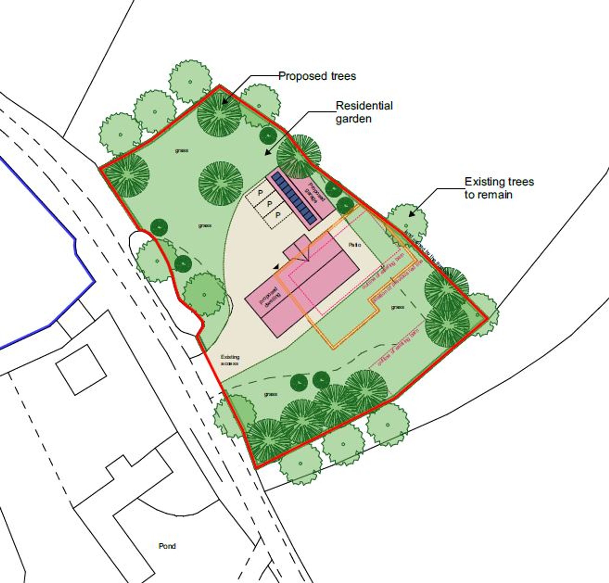 3 bed land for sale in Berrow Green, Martley, WR6 - Property floorplan