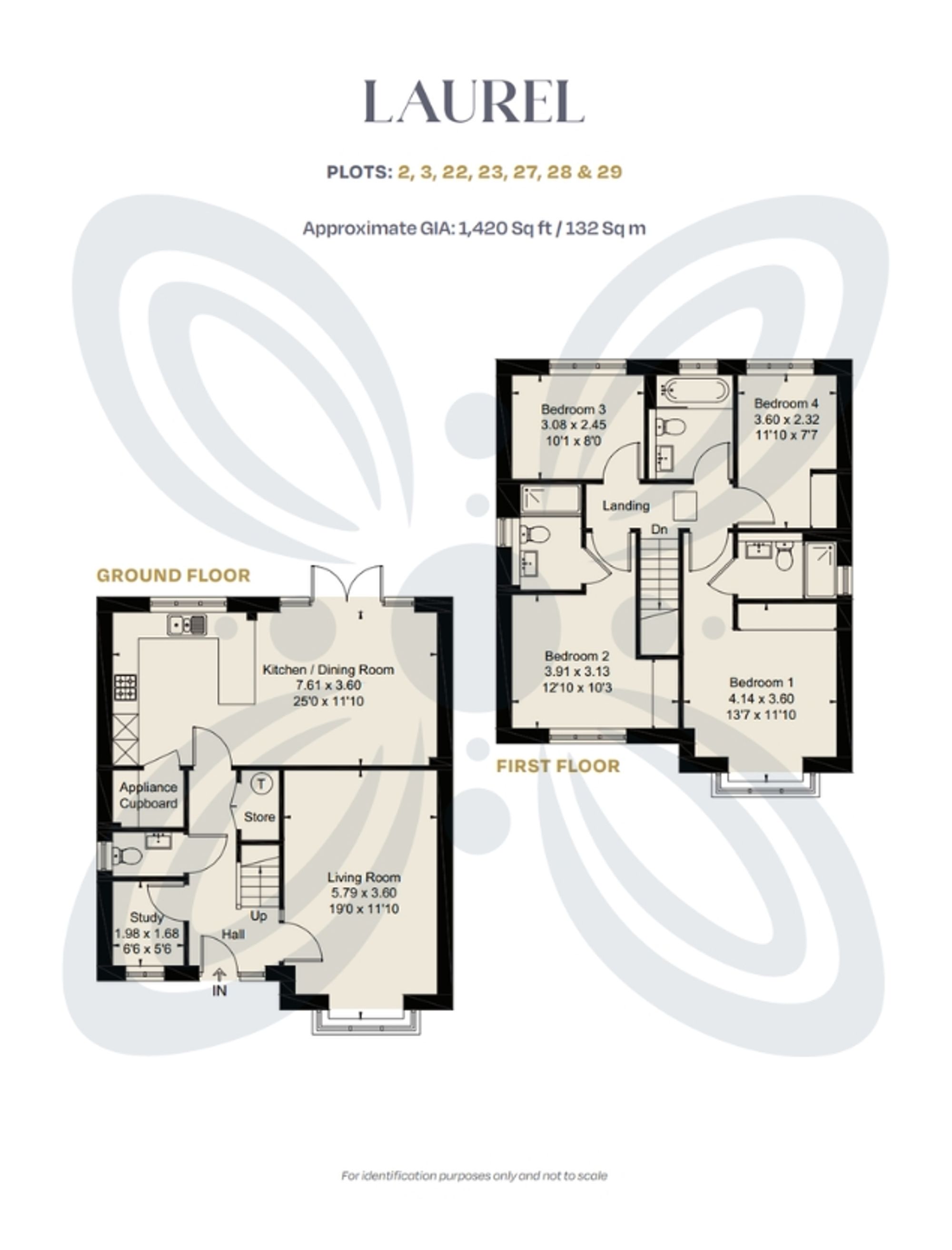 4 bed detached house for sale in Plum Crescent, Worcester, WR6 - Property floorplan