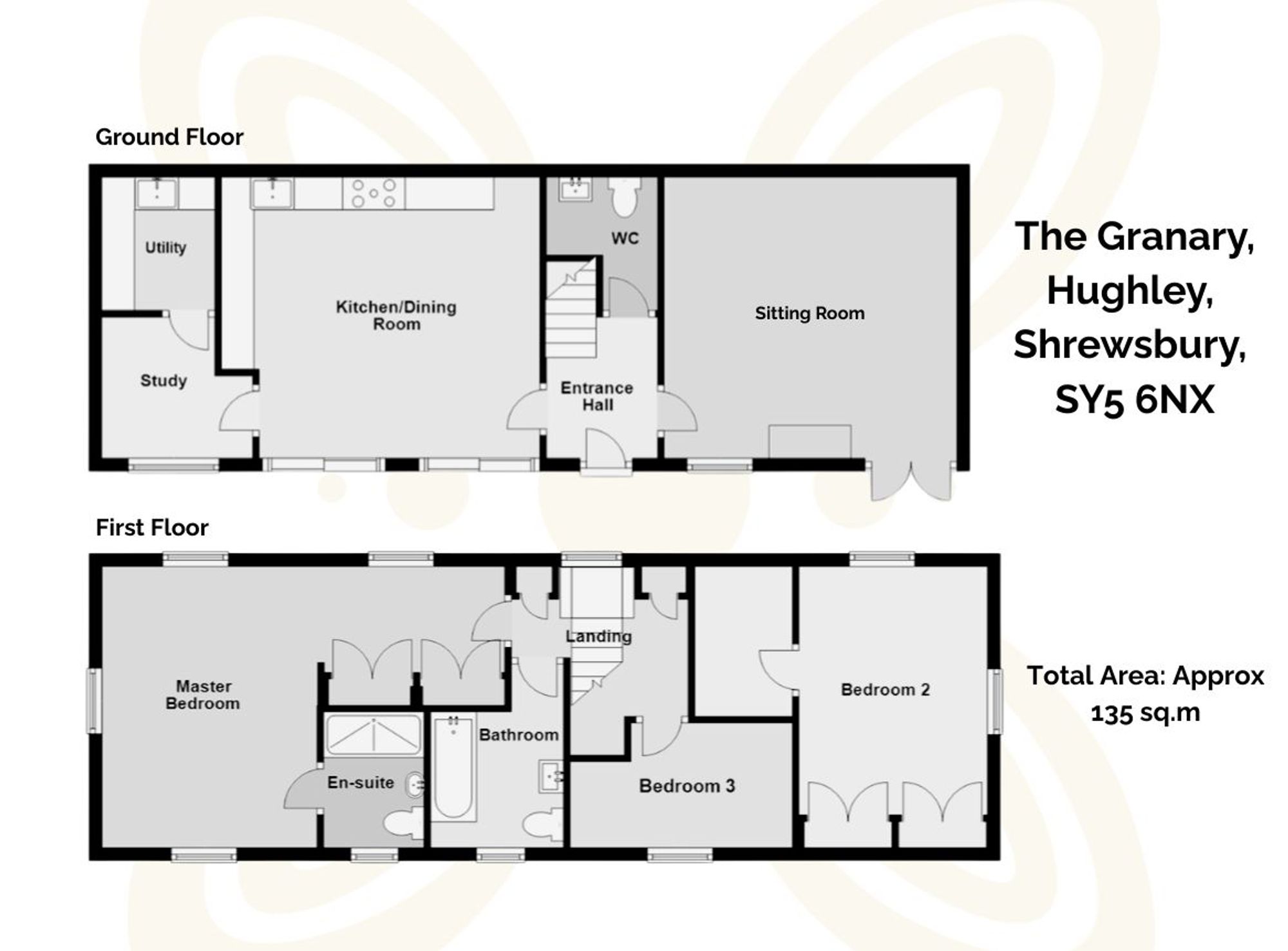 3 bed house for sale in Hughley, Shrewsbury, SY5 - Property floorplan