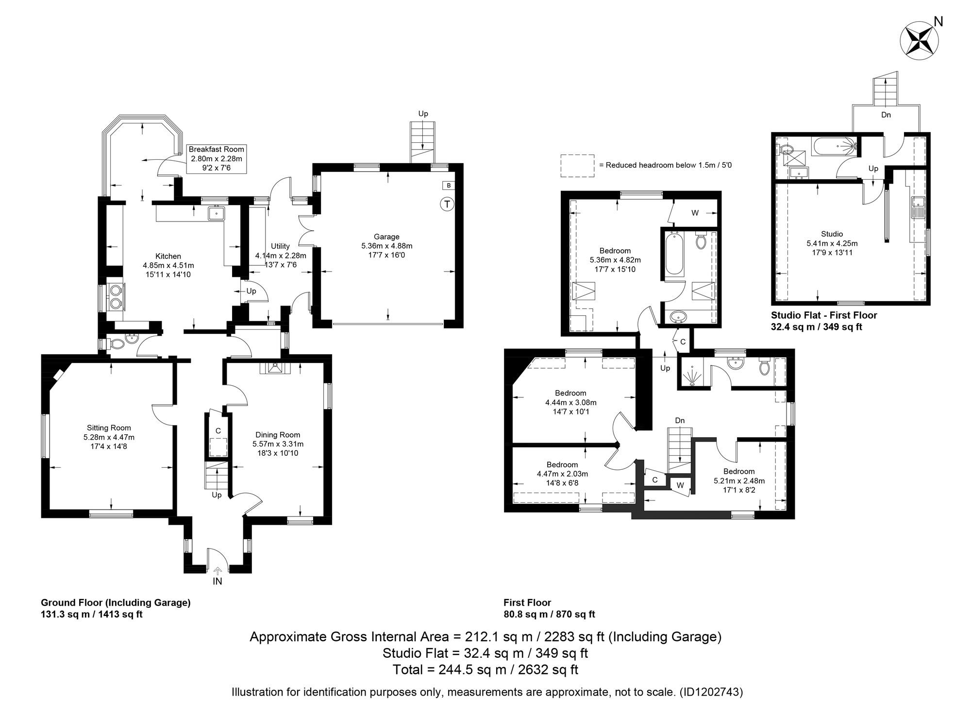 5 bed village house for sale in Honington, Shipston-On-Stour, CV36 - Property floorplan