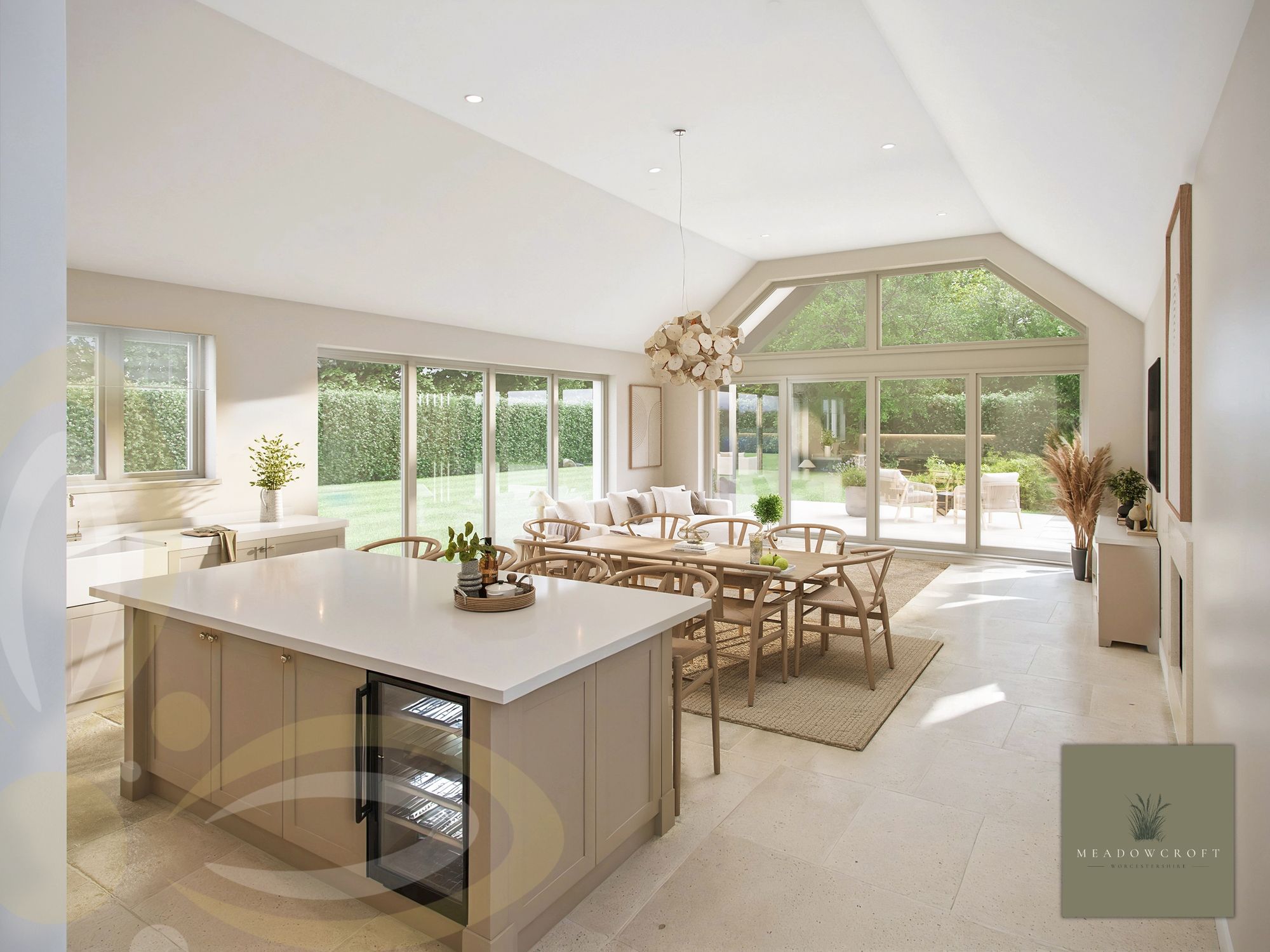 4 bed detached house for sale in Meadowcroft, Off Walkers Lane, Whittington, Worcestershire, WR5 2