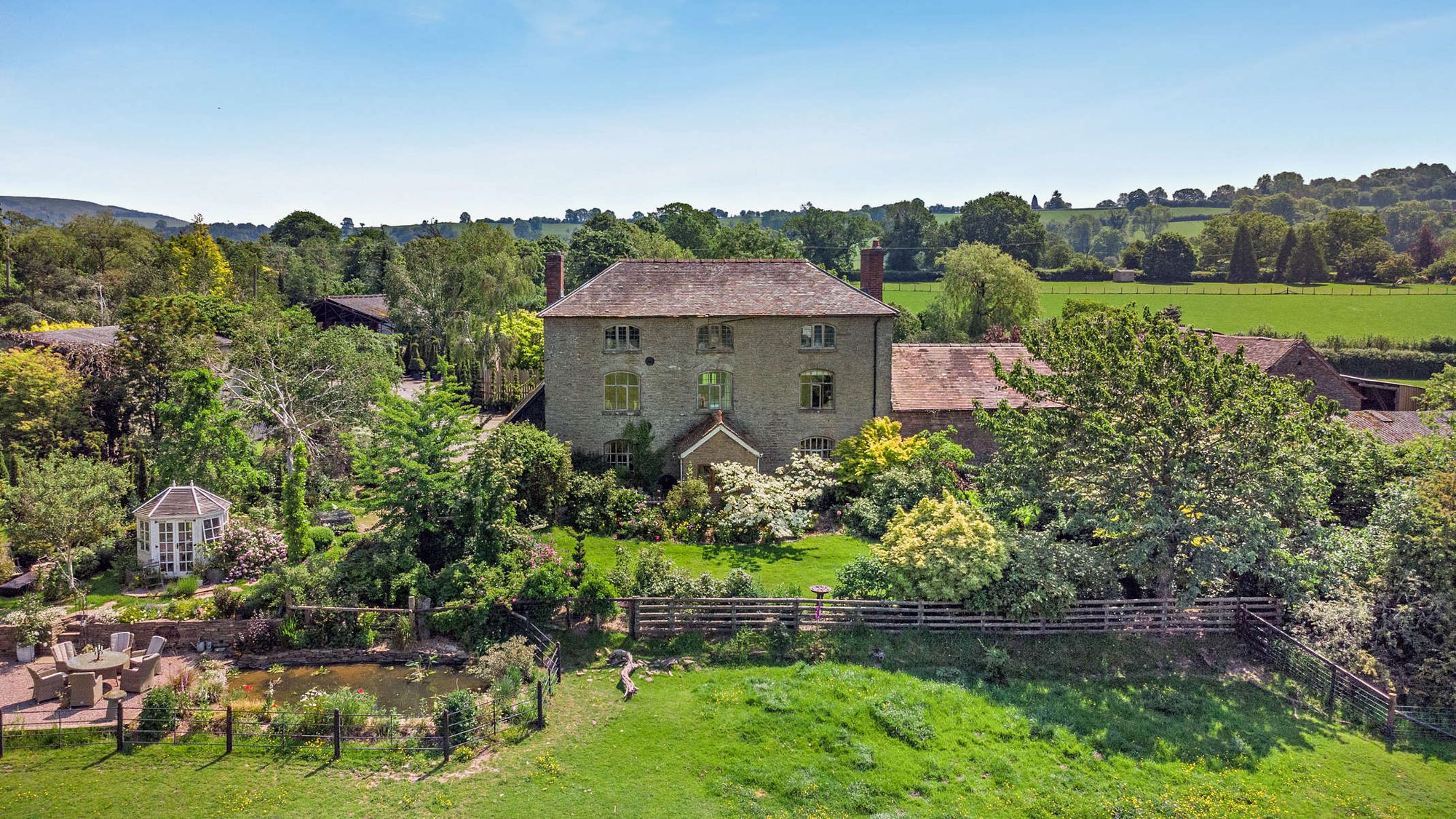 7 bed character property for sale in Cold Weston, Ludlow, SY7