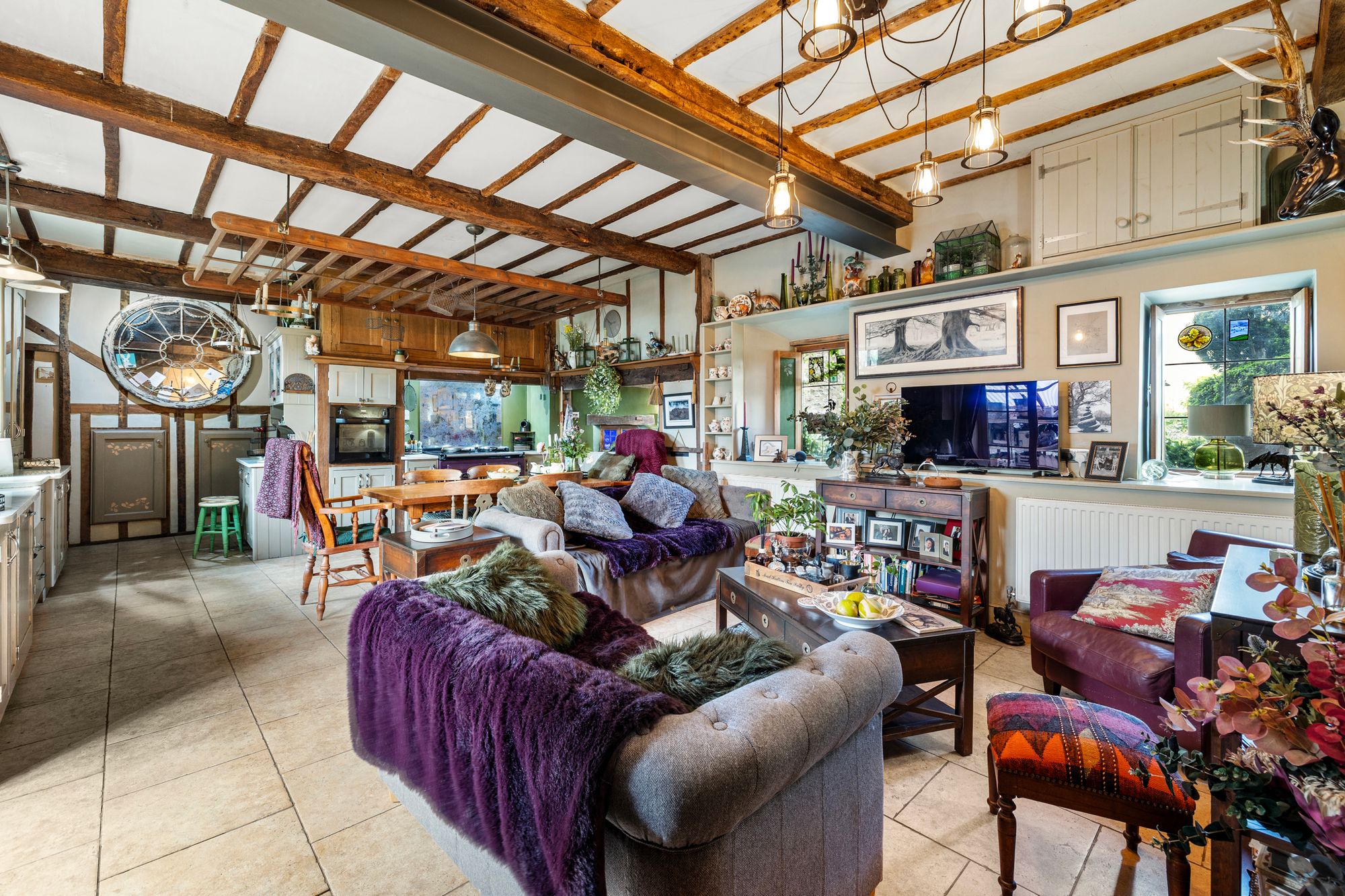 7 bed character property for sale in Cold Weston, Ludlow, SY7 6