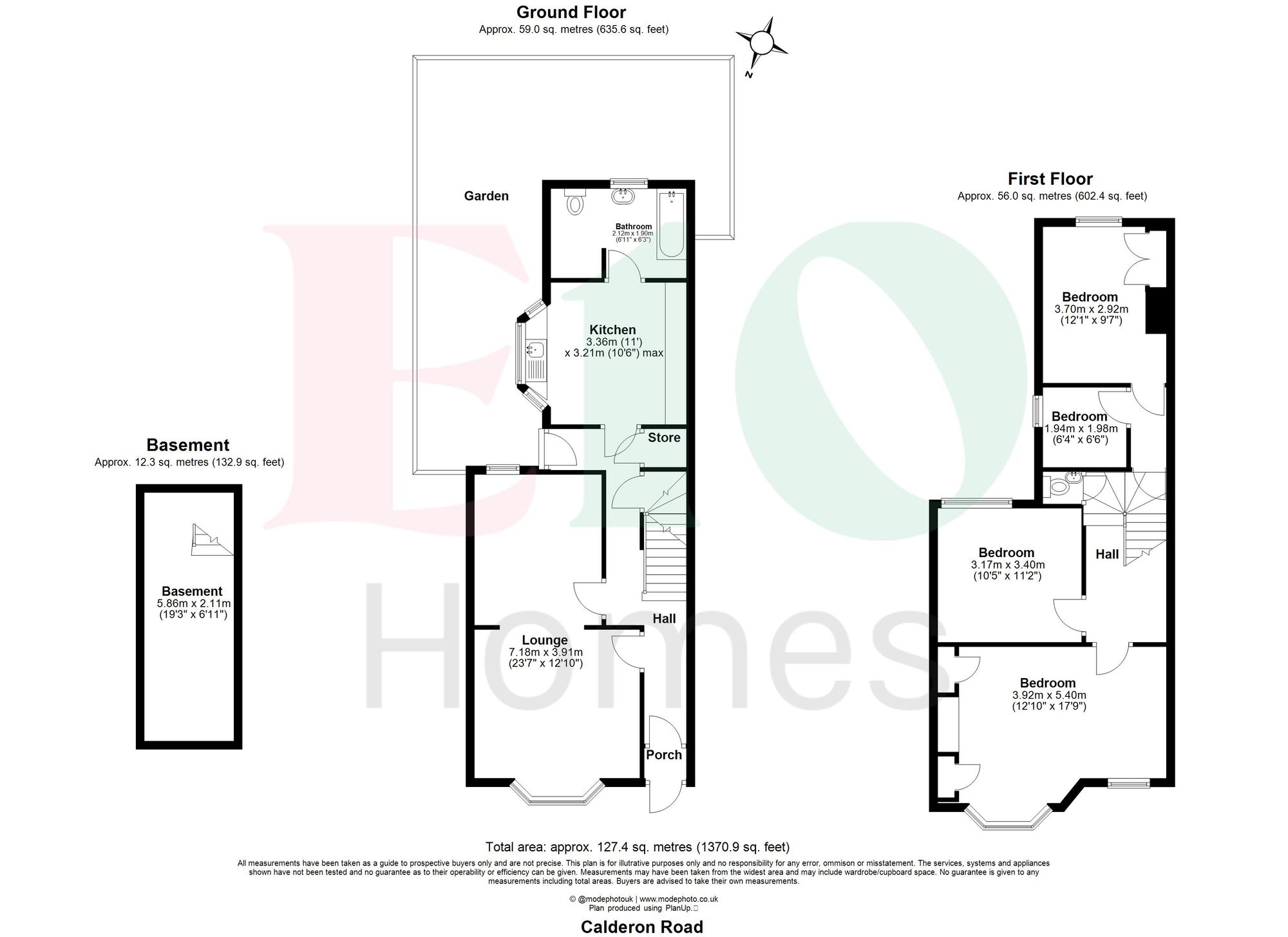 4 bed mid-terraced house for sale in Calderon Road, Leytonstone, E11 - Property floorplan