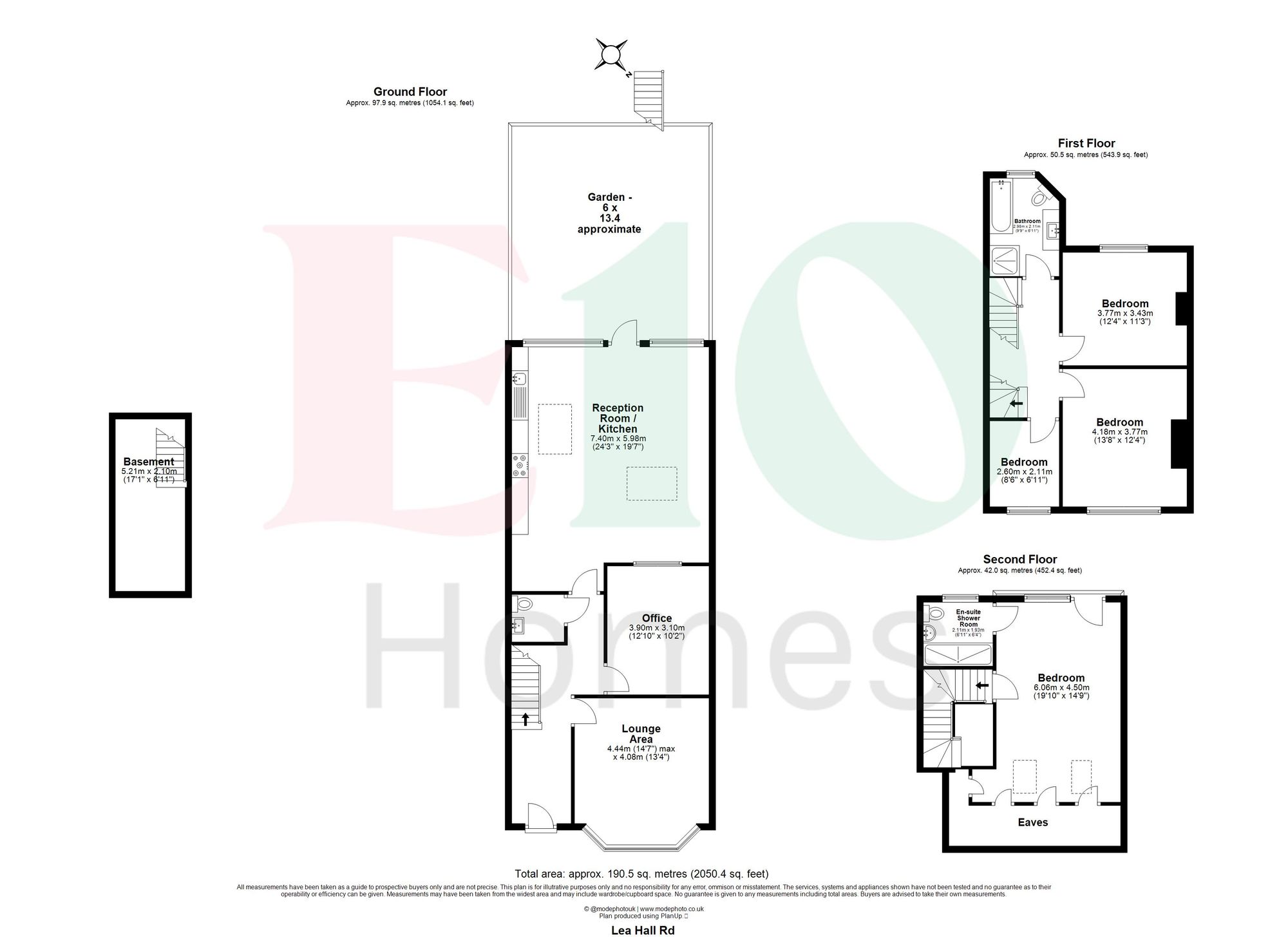 4 bed end of terrace house for sale in Lea Hall Road, Leyton, E10 - Property floorplan