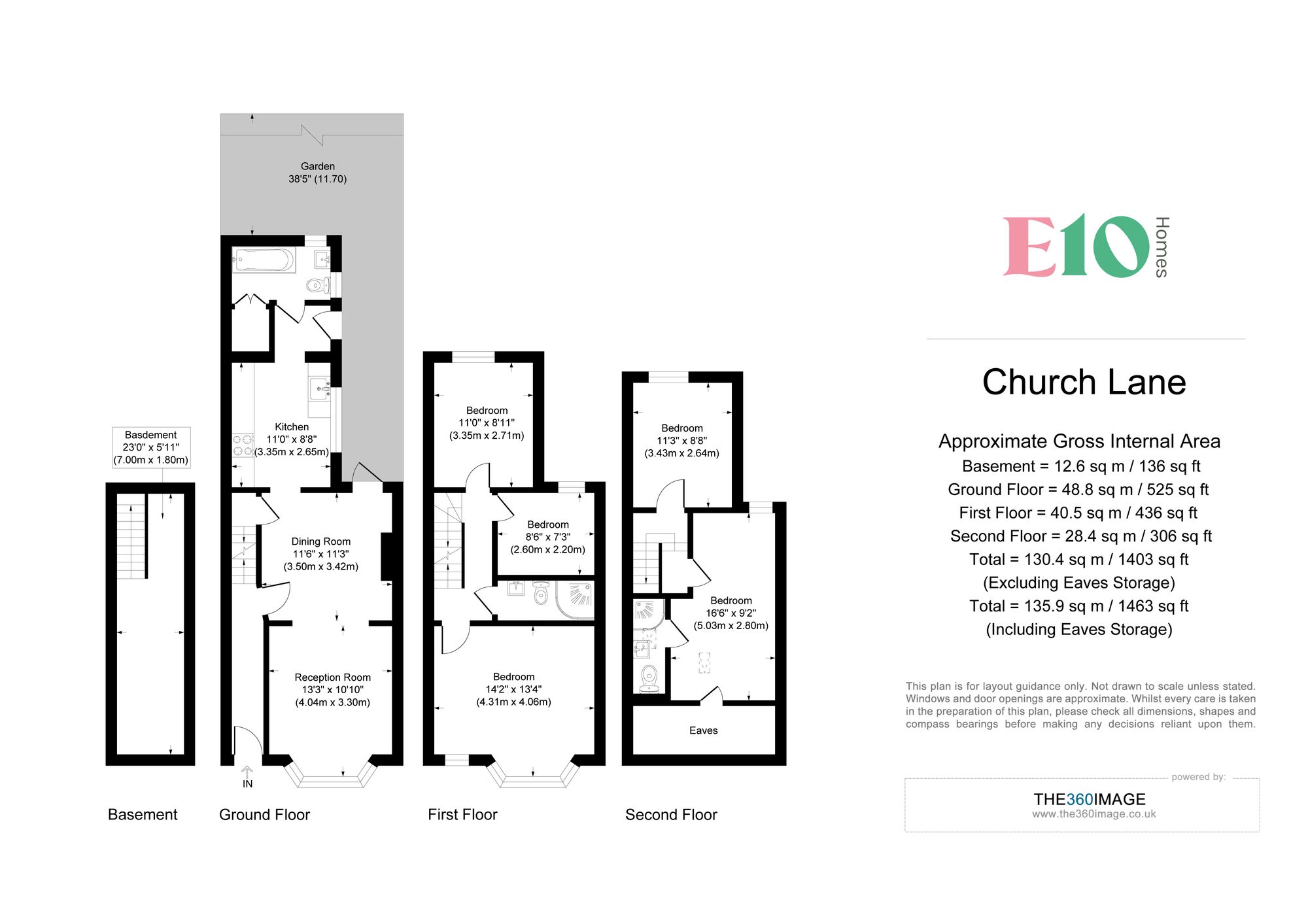 5 bed flat to rent in Church Road, Leyton, E10 - Property floorplan