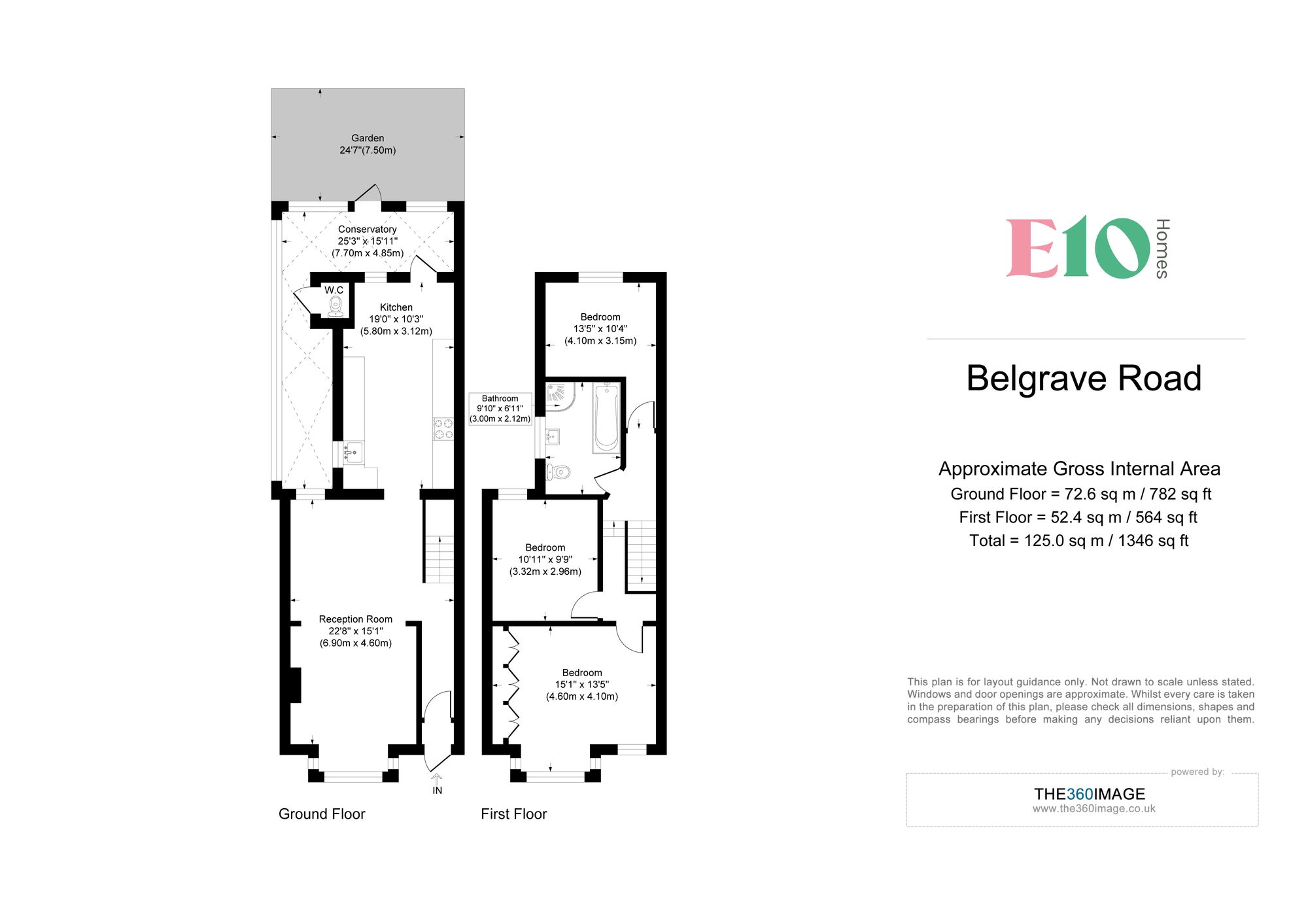 3 bed terraced house for sale in Belgrave Road, Leyton, E10 - Property floorplan