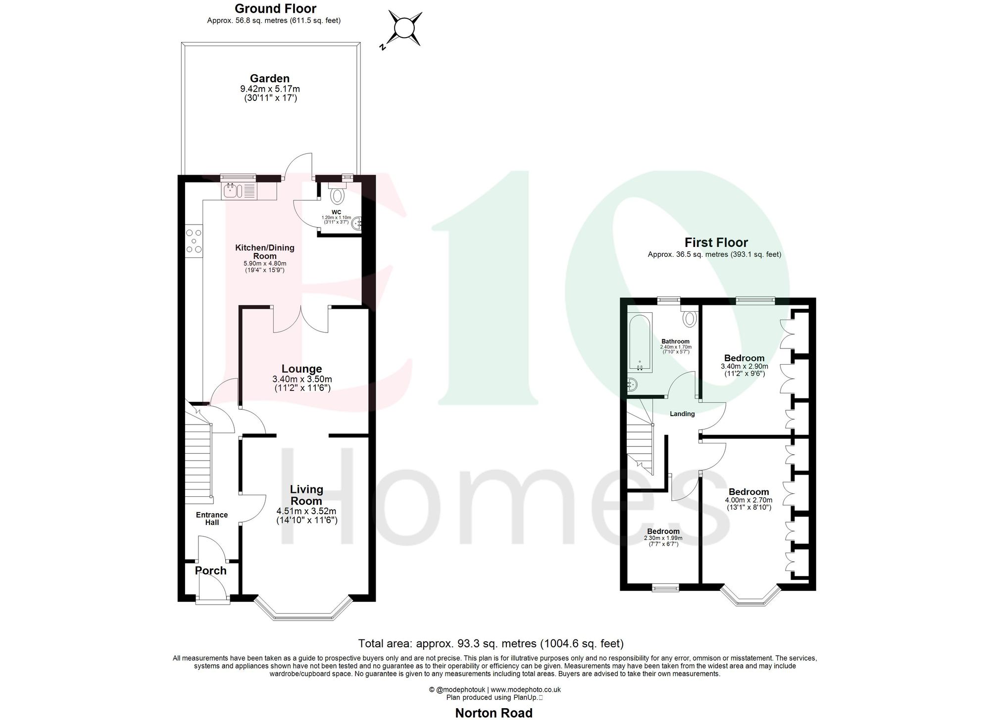 3 bed terraced house for sale in Norton Road, Leyton, E10 - Property floorplan