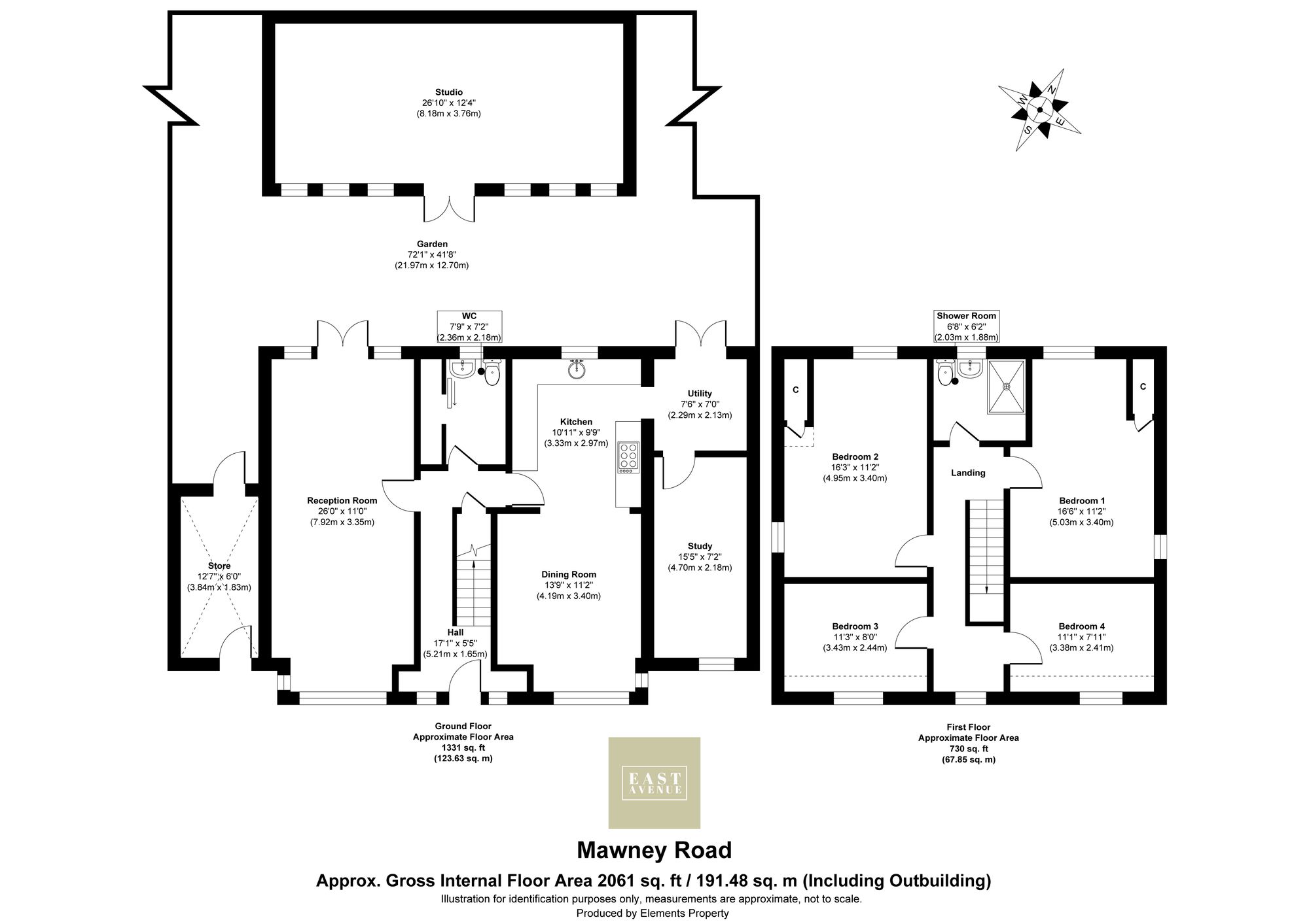 4 bed detached bungalow for sale in Mawney Road, Romford, RM7 - Property floorplan