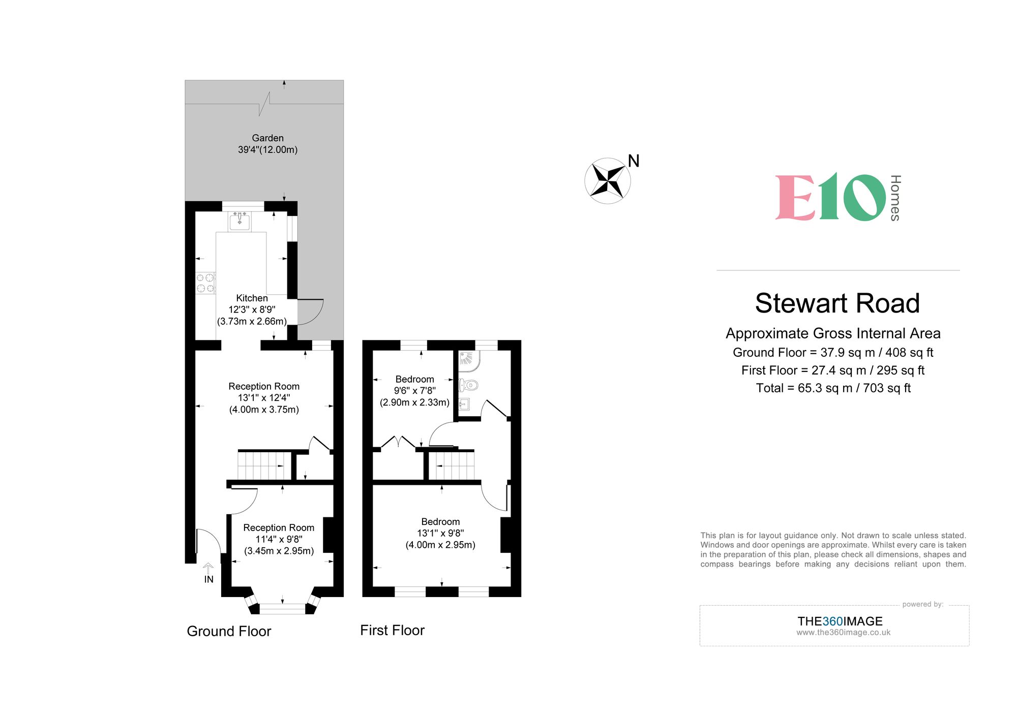 2 bed flat to rent in Stewart Road, Leytonstone, E15 - Property floorplan