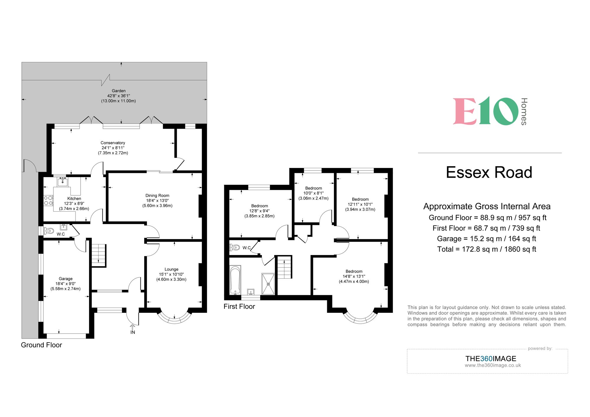 4 bed detached house for sale in Essex Road, Leyton, E10 - Property floorplan