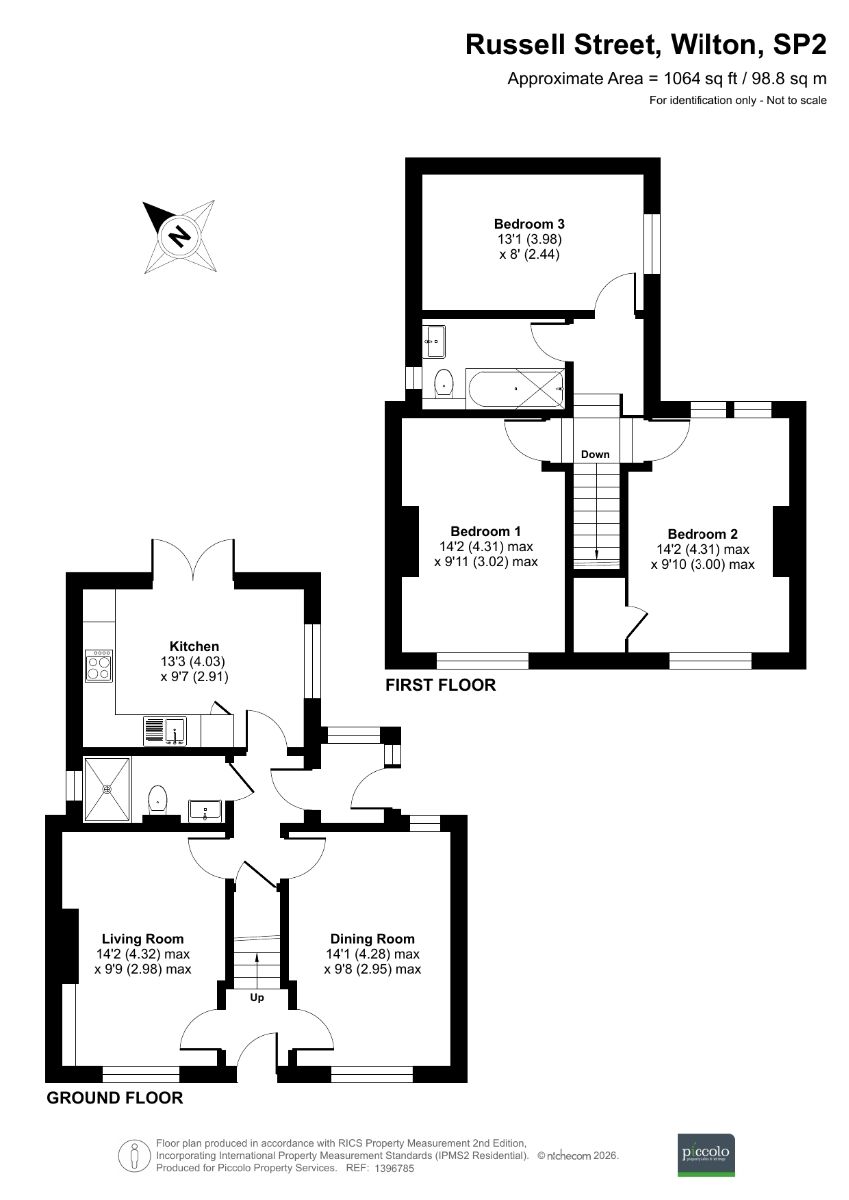 3 bed detached house to rent in Fern House - Property floorplan