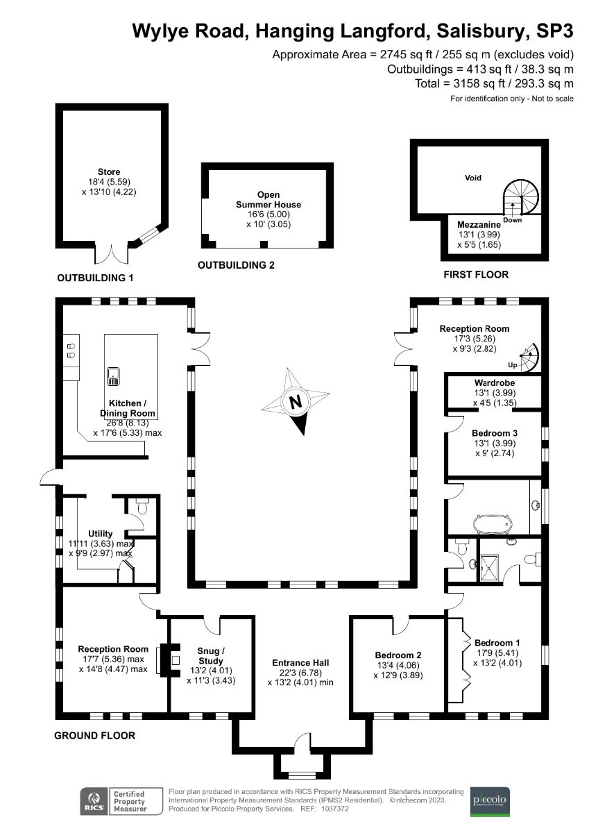 4 bed detached house for sale in Jesolo, Hanging Langford - Property floorplan