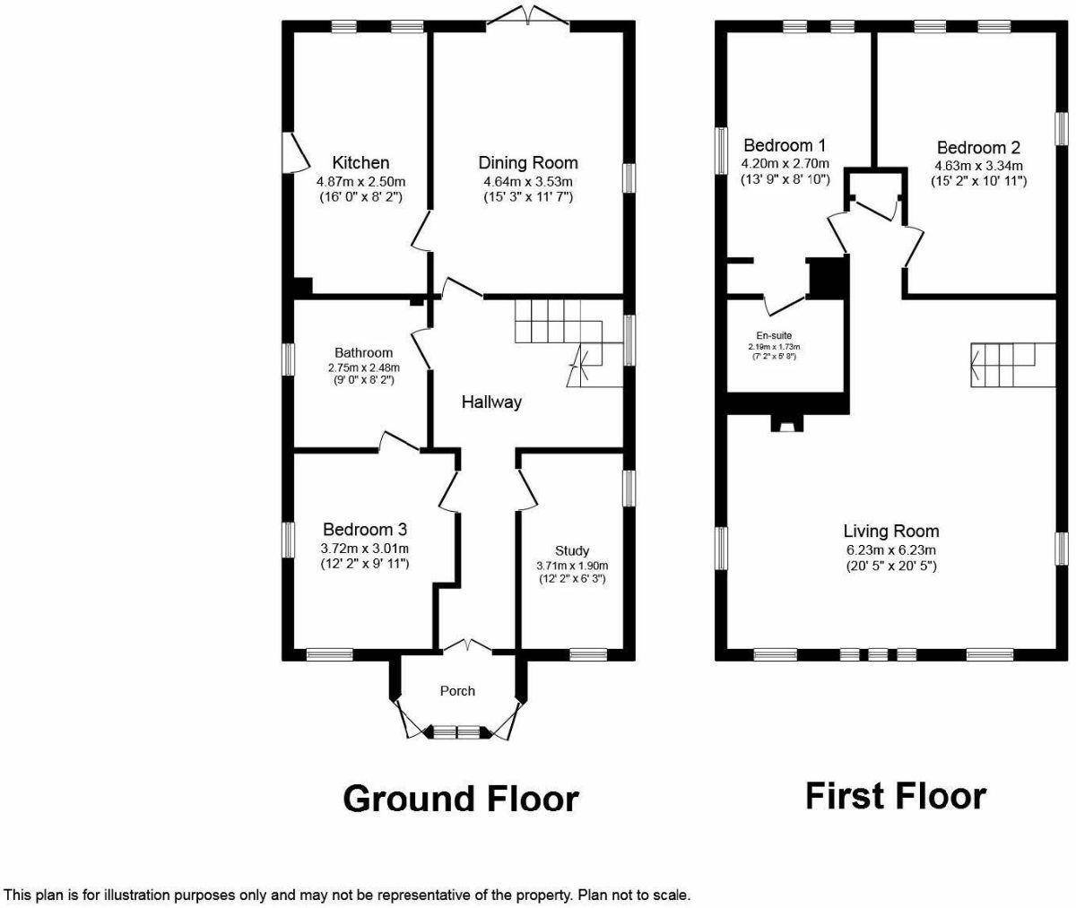 3 bed detached house for sale in Old Chapel, Barford St. Martin, Salisbury - Property floorplan