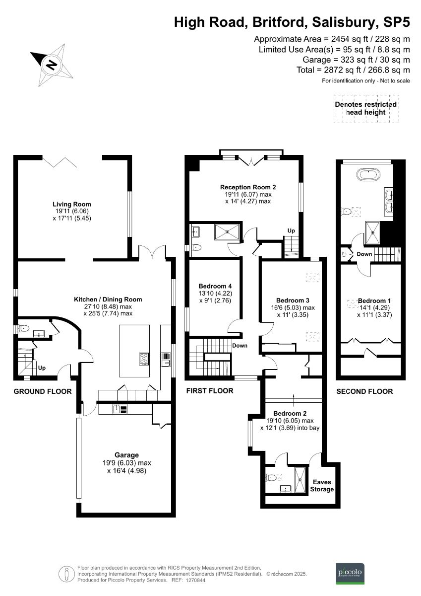 4 bed detached house for sale in Clarendon Rise, High Road, Britford, Salisbury - Property floorplan