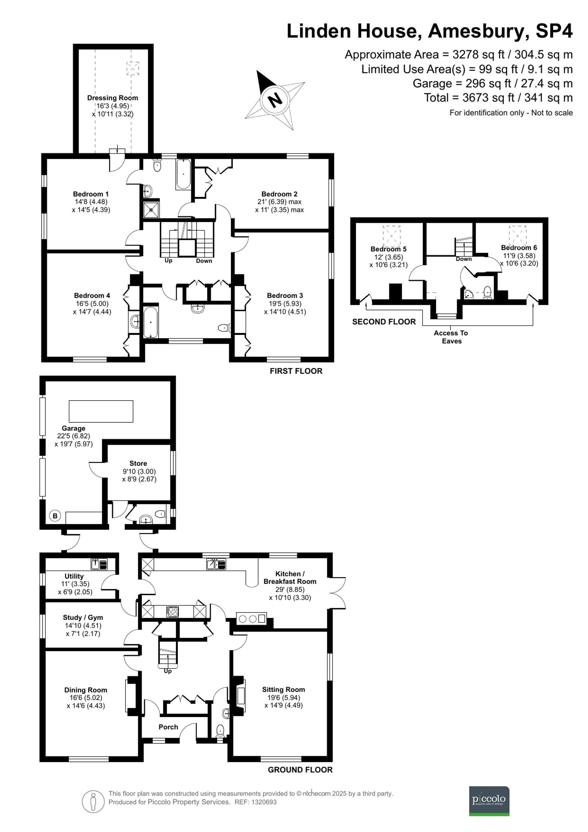 6 bed detached house for sale in 41 Salisbury Road, Amesbury, SP4 - Property floorplan