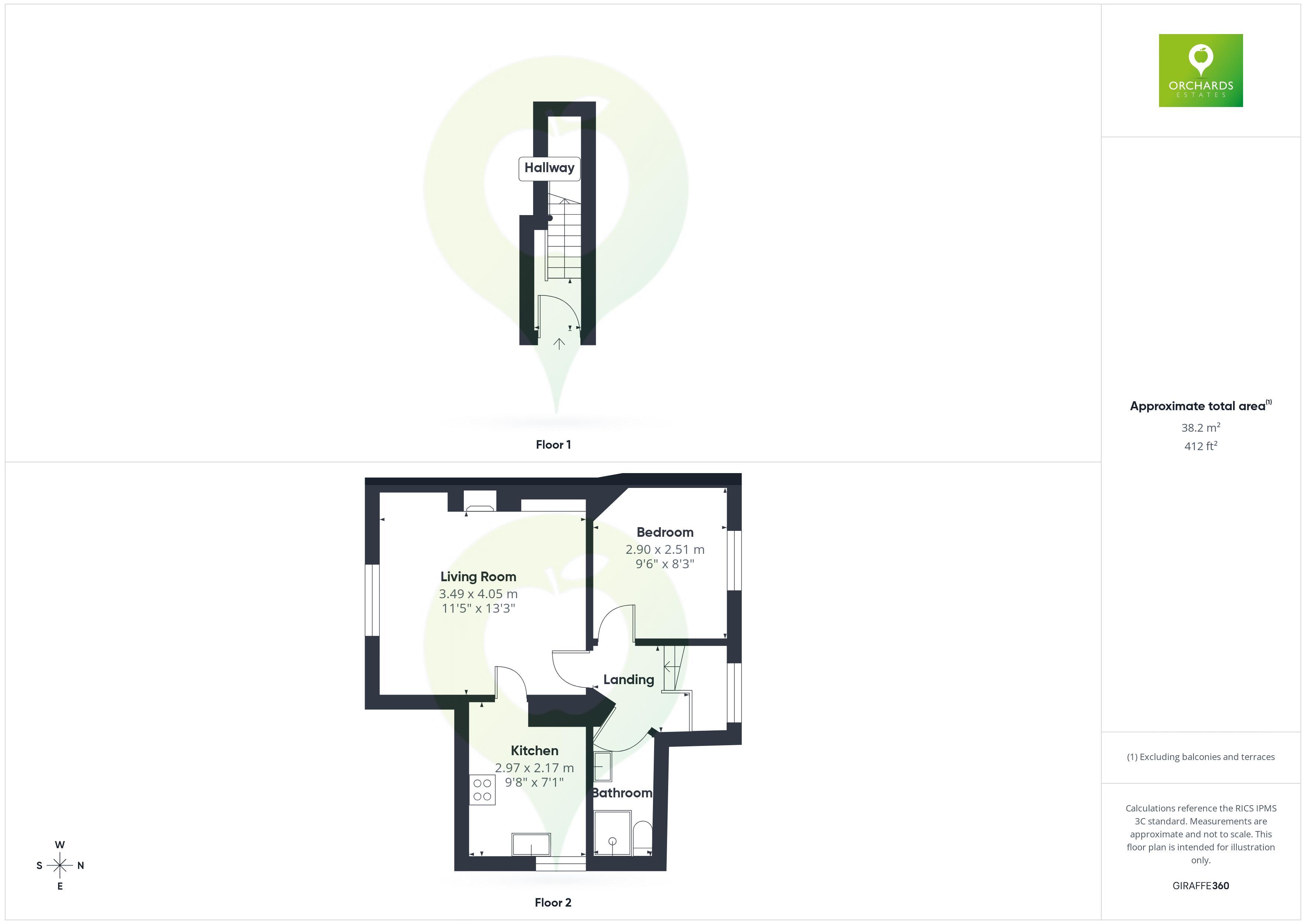 1 bed to rent, South Petherton - Property floorplan