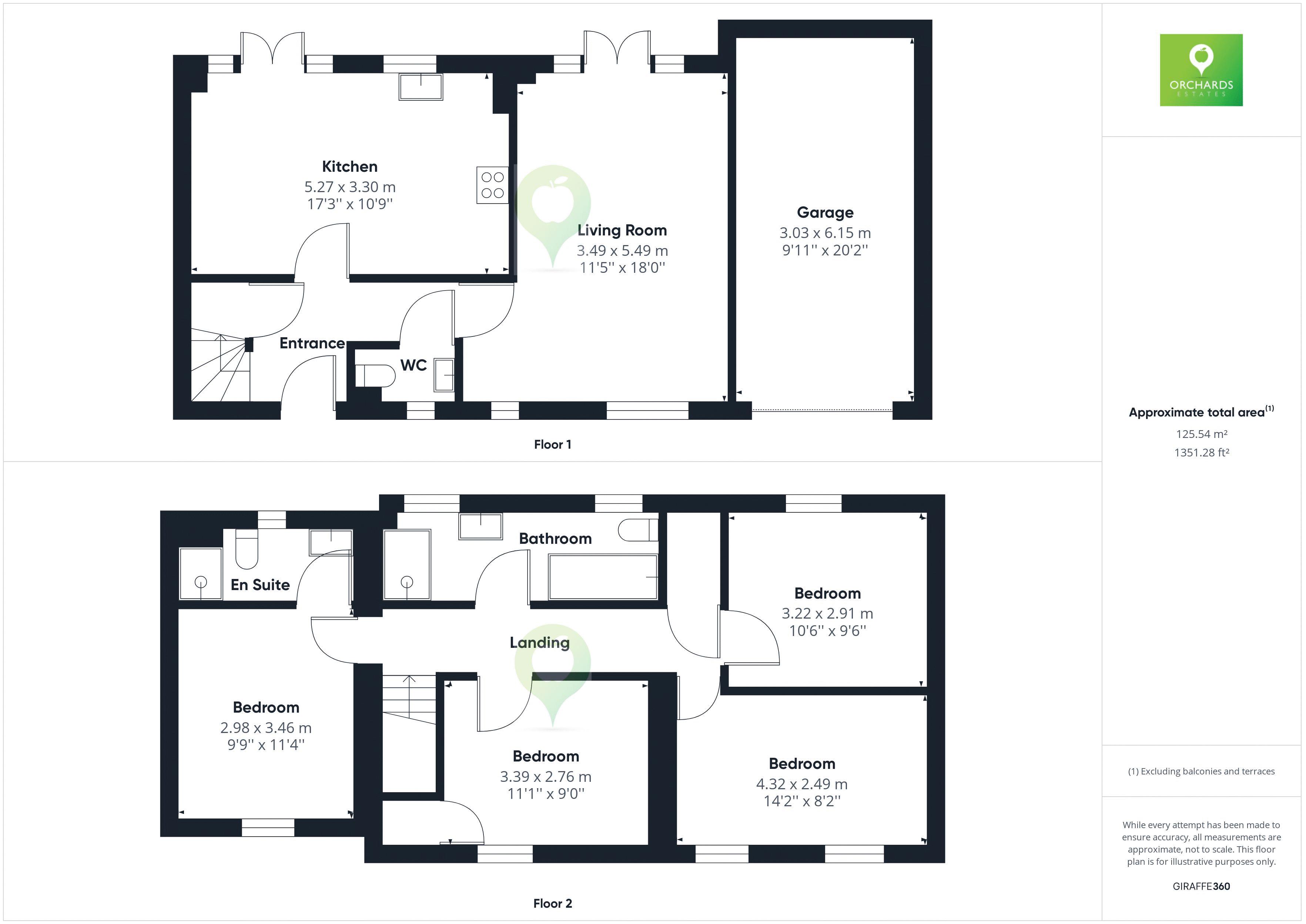 4 bed house for sale in Long Orchard Way, Martock - Property floorplan