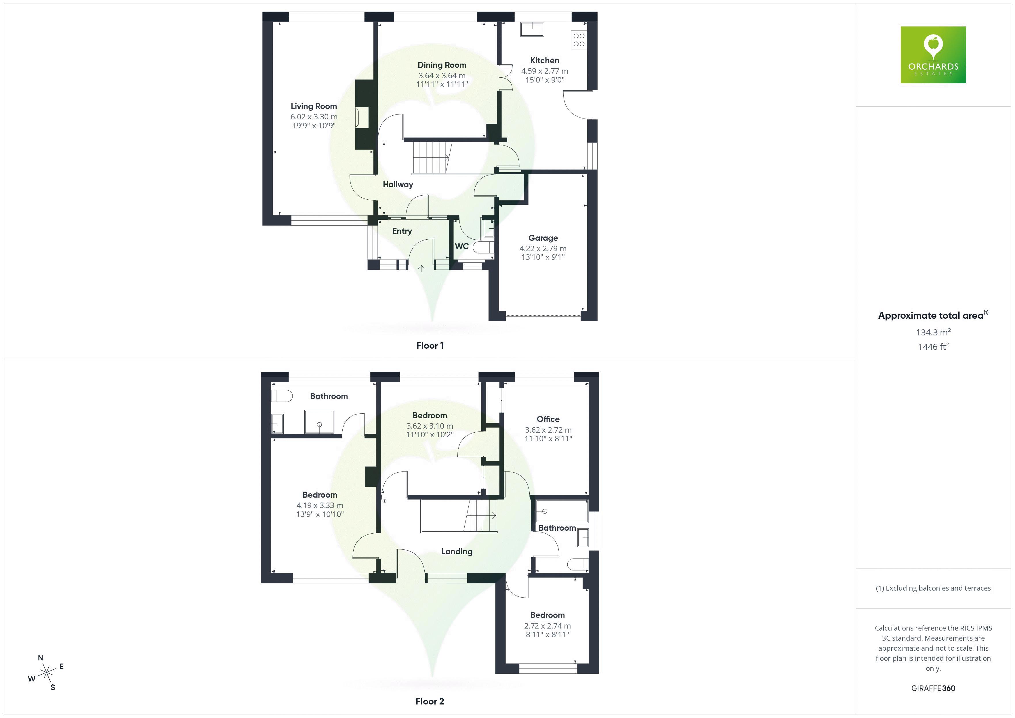 4 bed house for sale in Swallowcliffe Gardens, Yeovil - Property floorplan