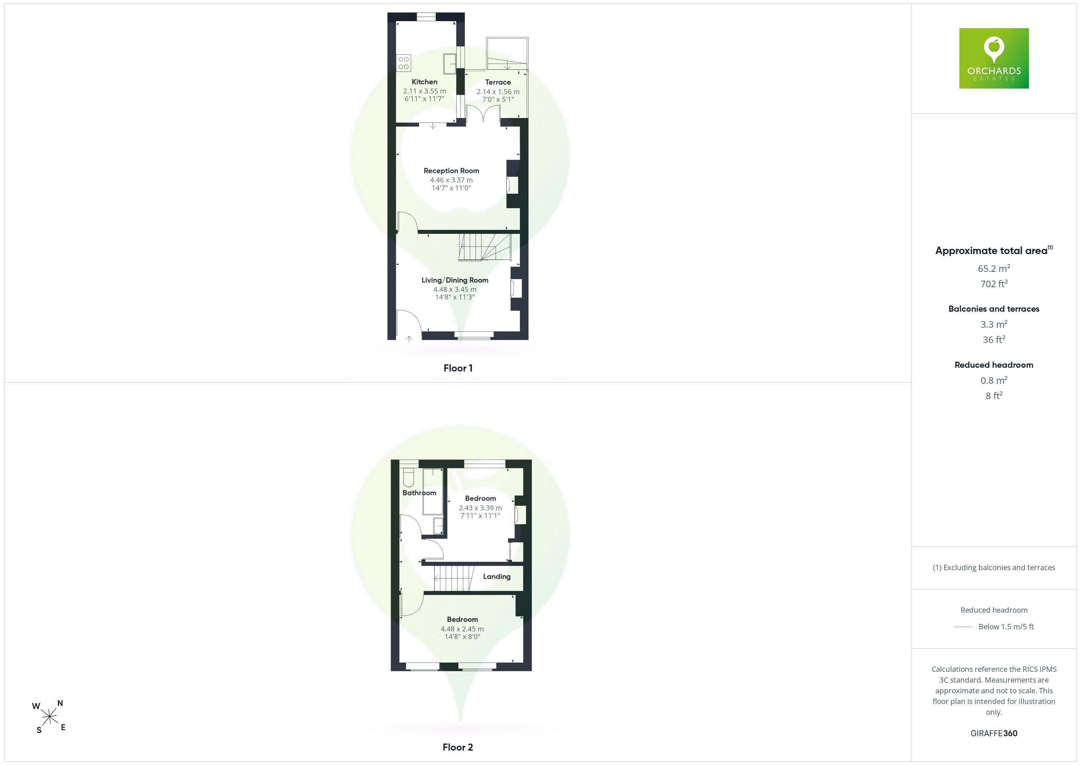 2 bed house for sale in High Street, Stoke-Sub-Hamdon - Property floorplan