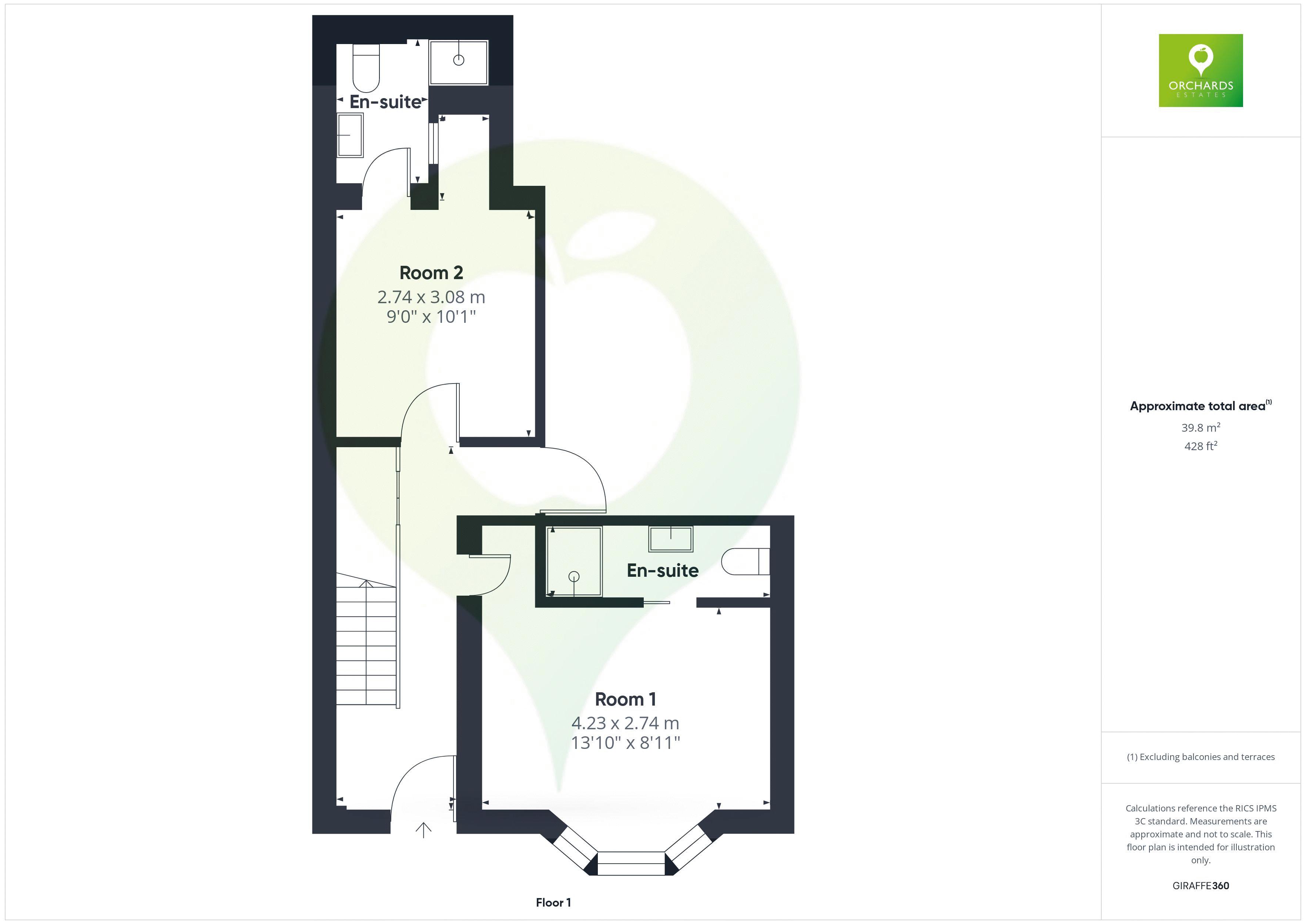1 bed to rent in Sherborne Road, Yeovil - Property floorplan