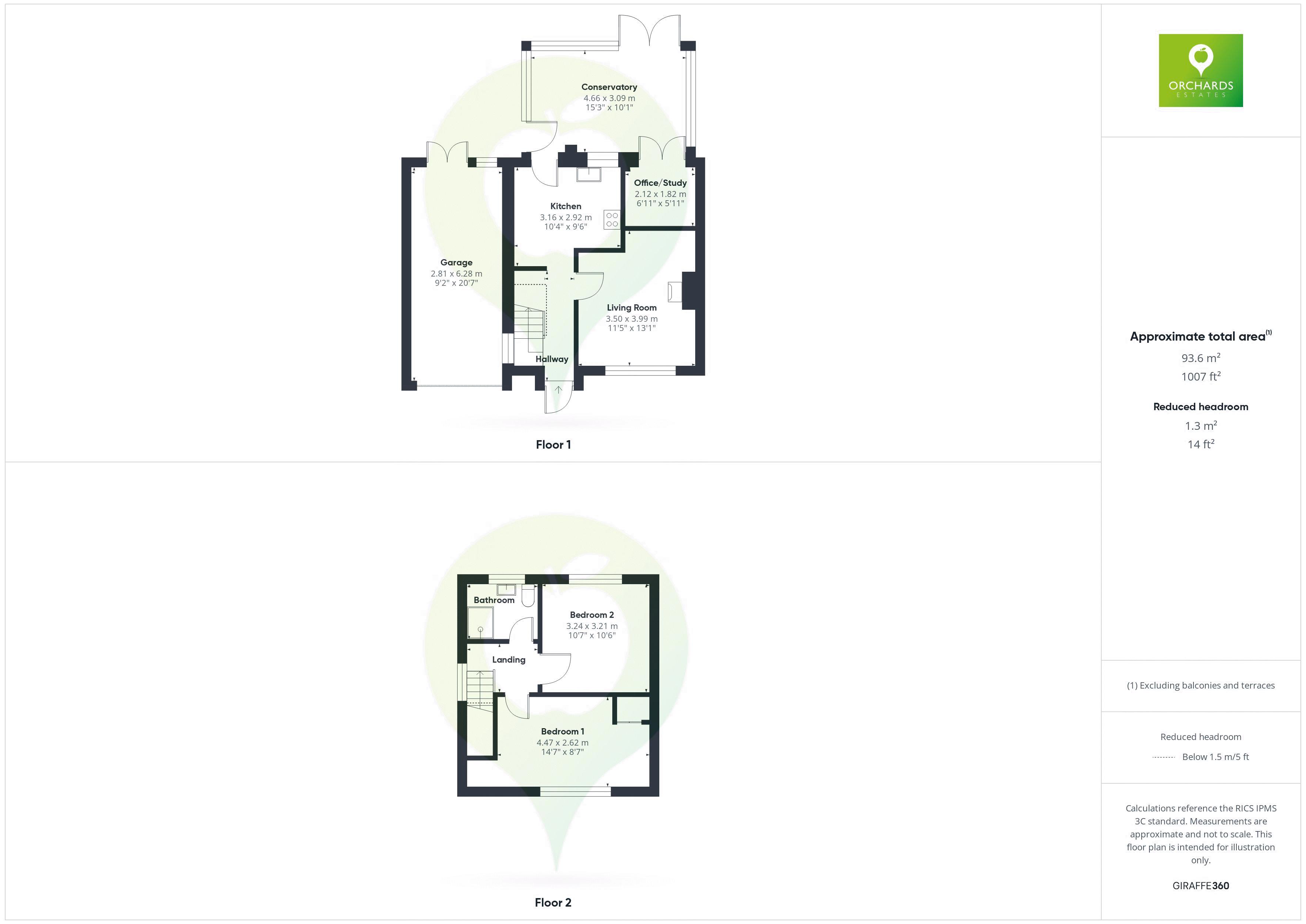 2 bed house for sale in Westend View, South Petherton - Property floorplan