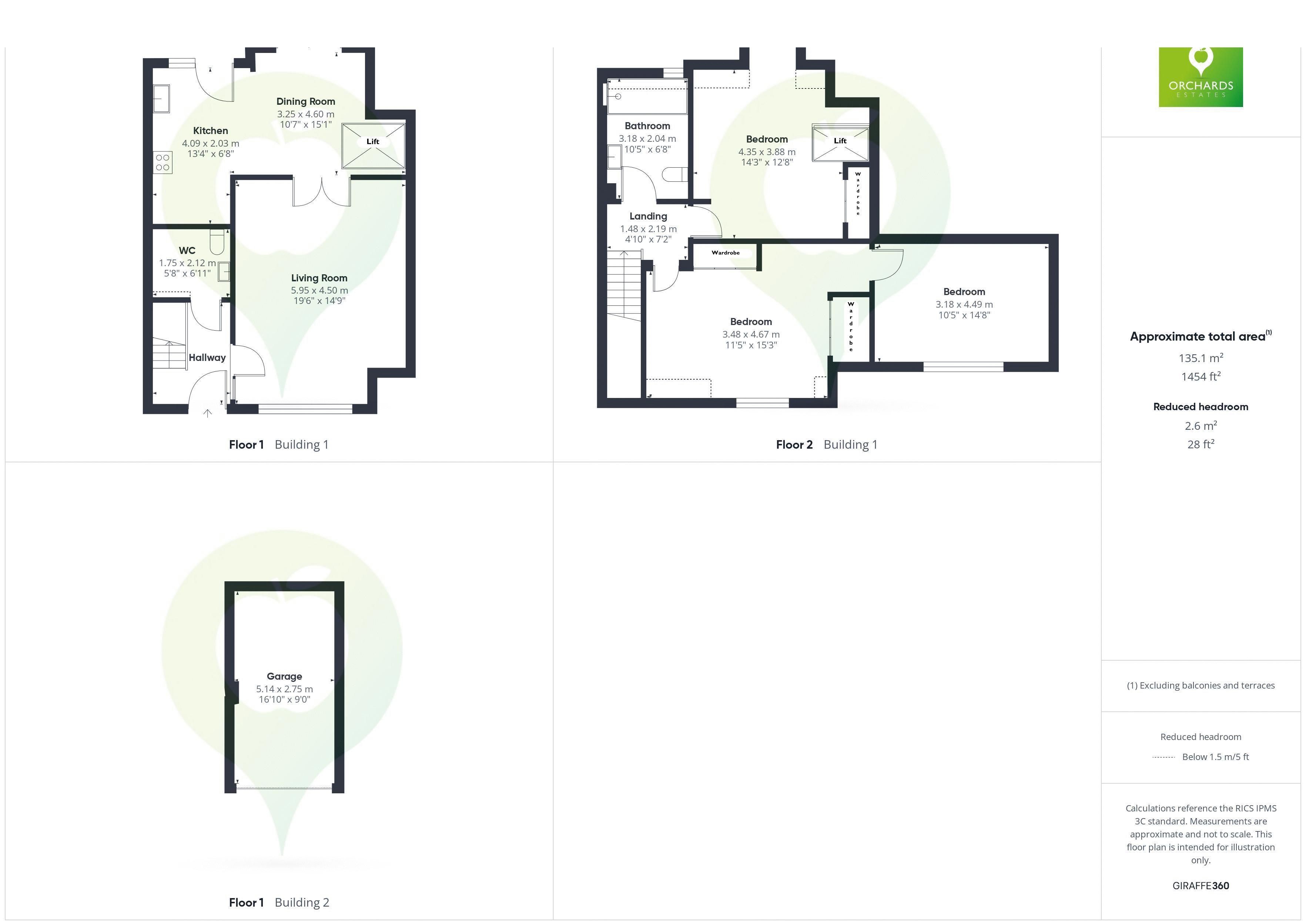 3 bed for sale in Hayes End Manor, South Petherton - Property floorplan