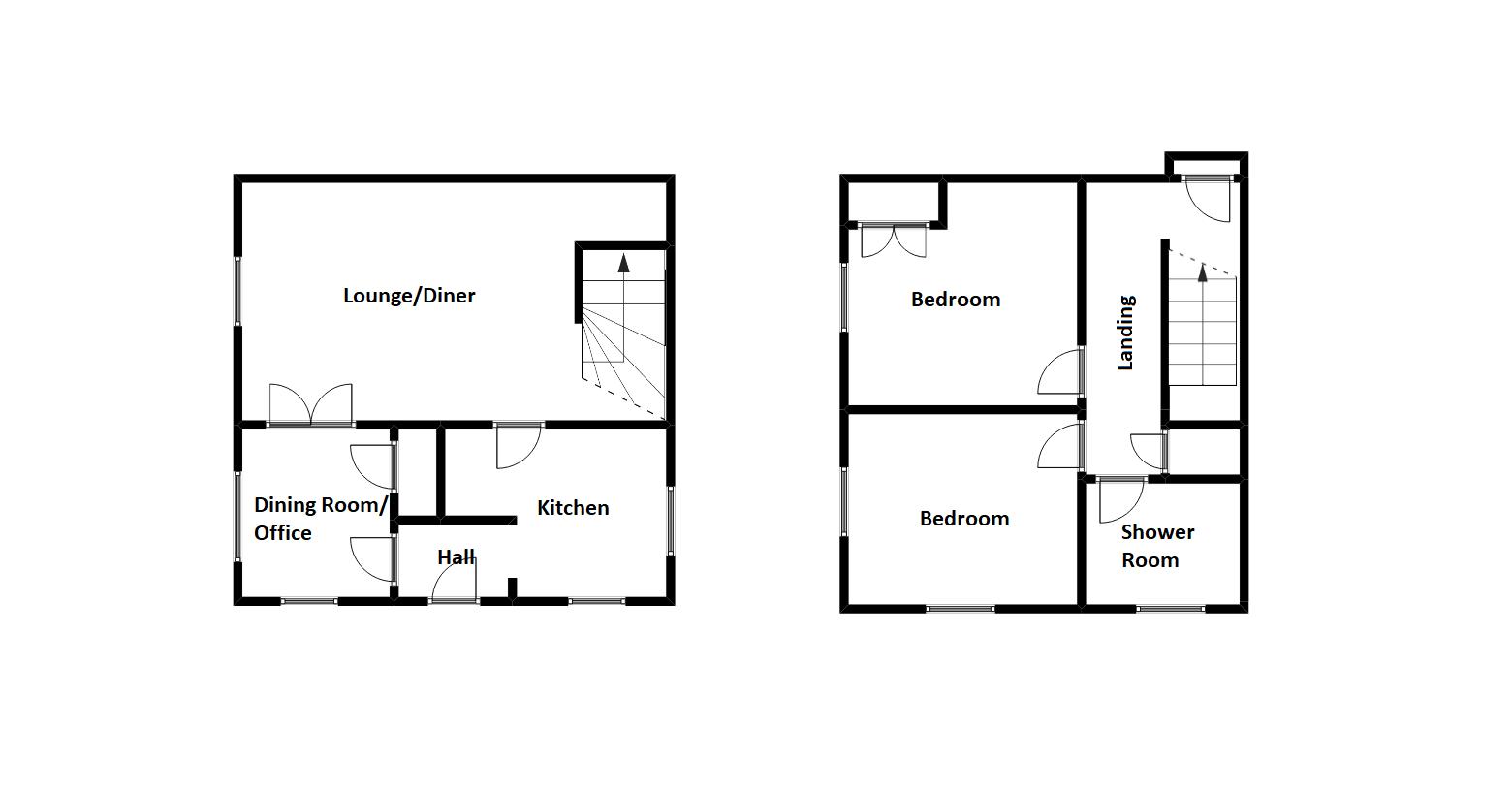 2 bed cottage to rent in Lower Street, Merriott - Property floorplan