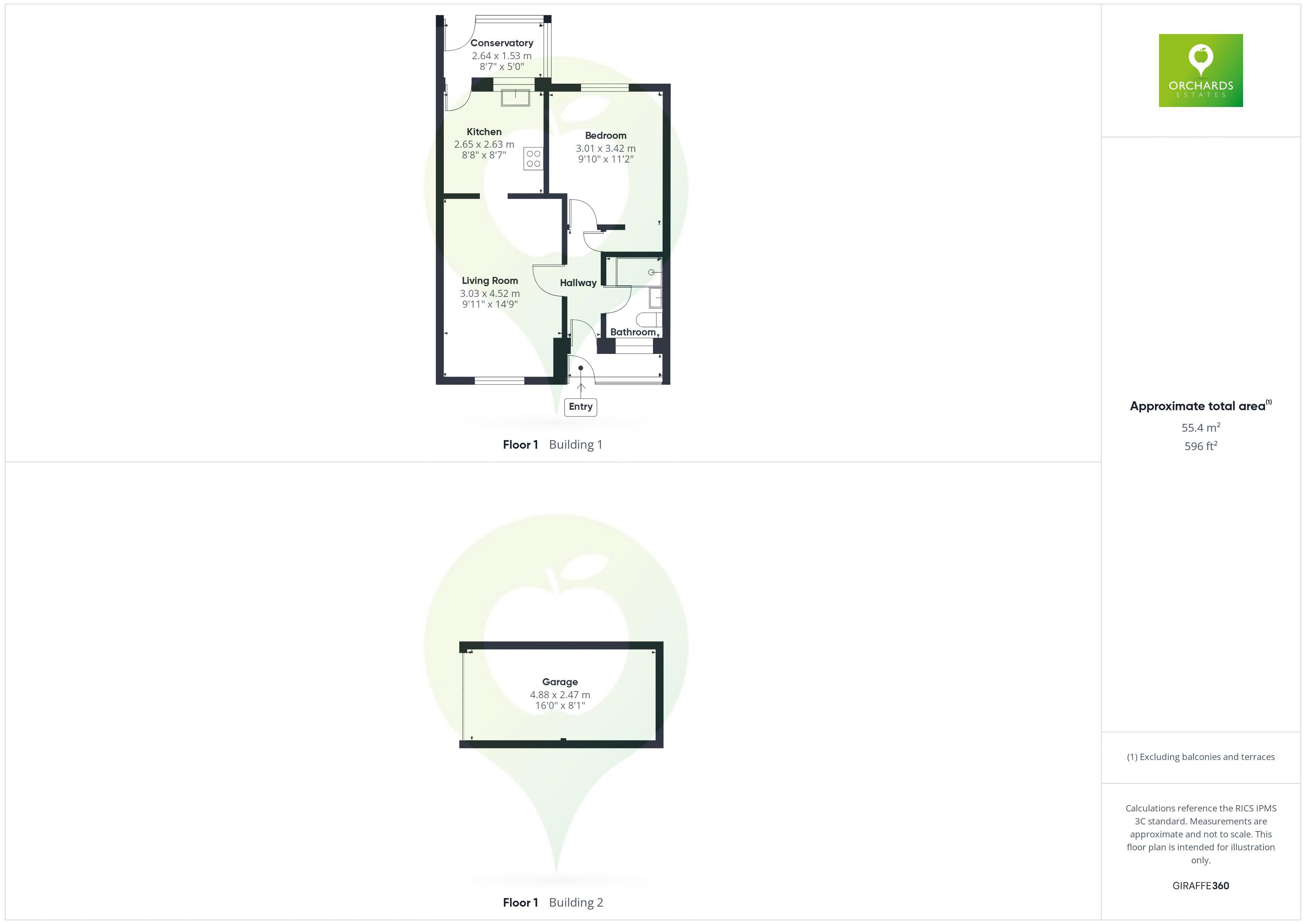 1 bed bungalow for sale in Summer Shard, South Petherton - Property floorplan