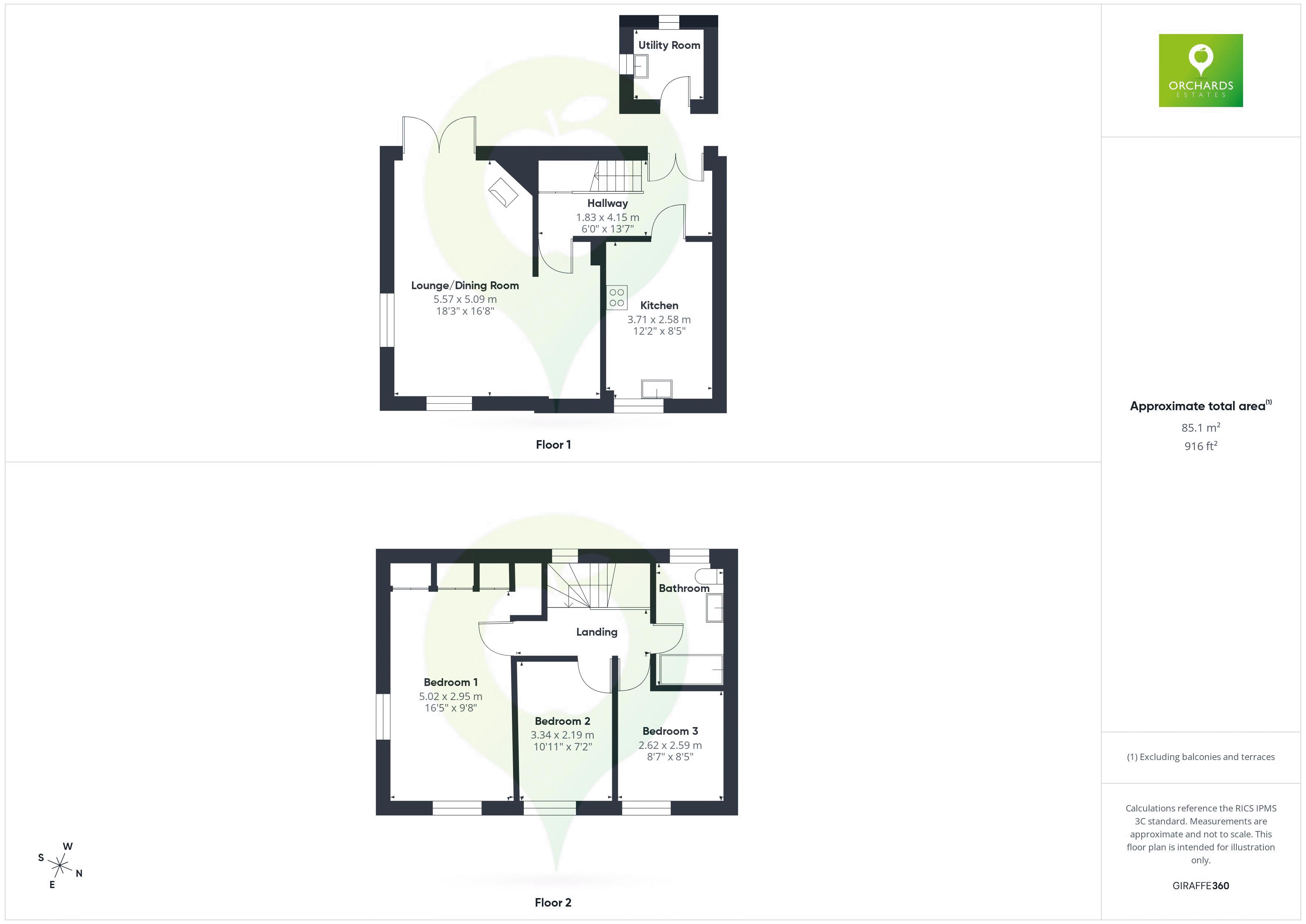 3 bed barn for sale in Silver Street, South Petherton - Property floorplan